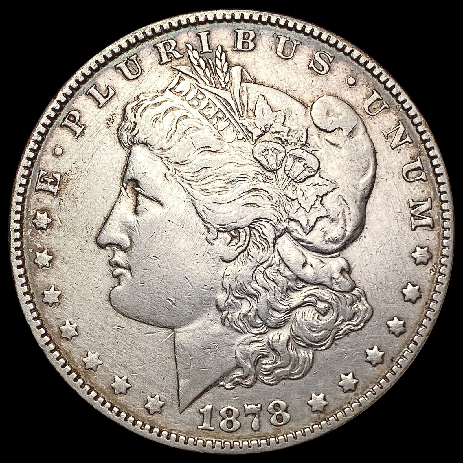 1878-P 7/4TF Morgan Silver Dollar NEARLY UNCIRCULATED (1 of 2)