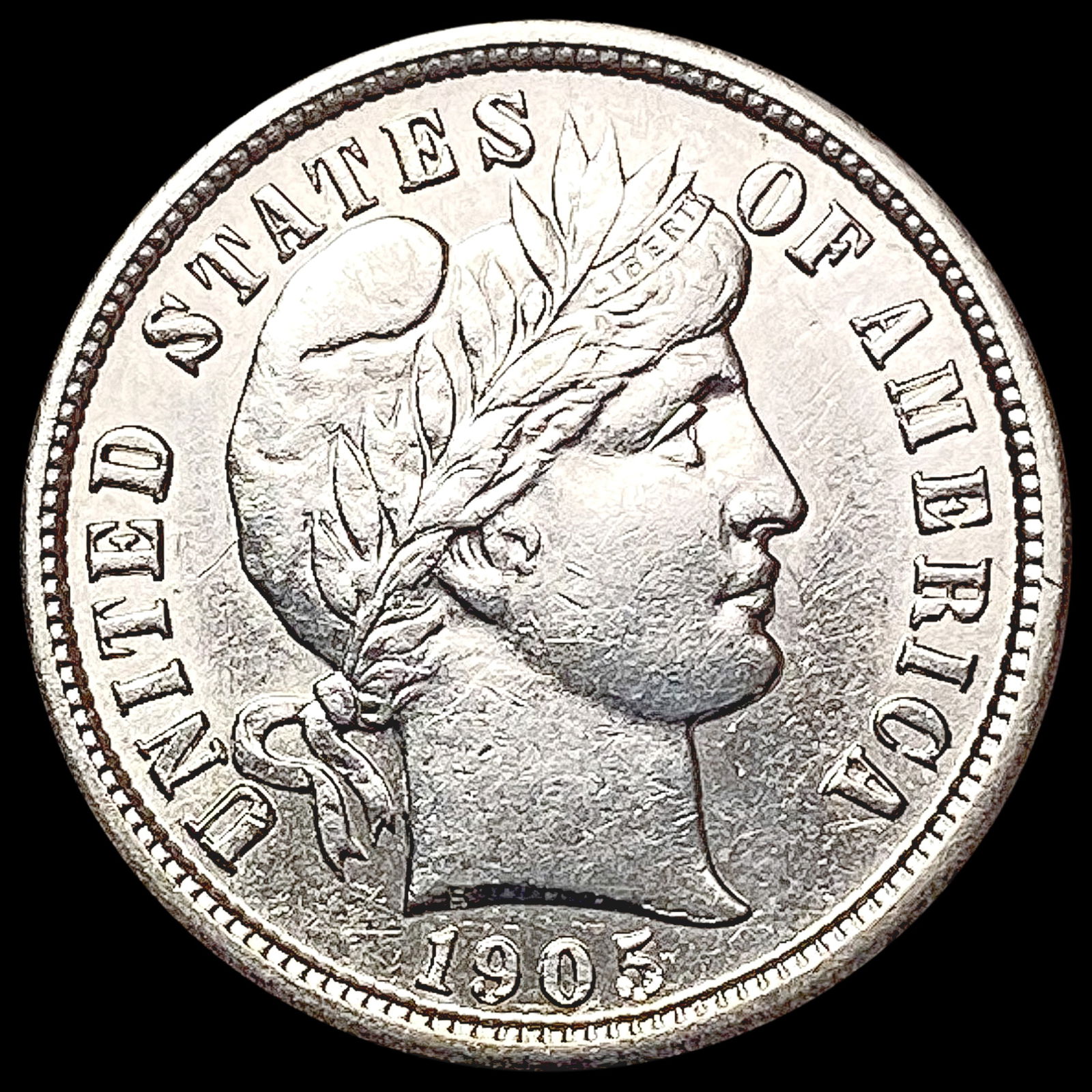 1905-S Barber Dime UNCIRCULATED (1 of 2)