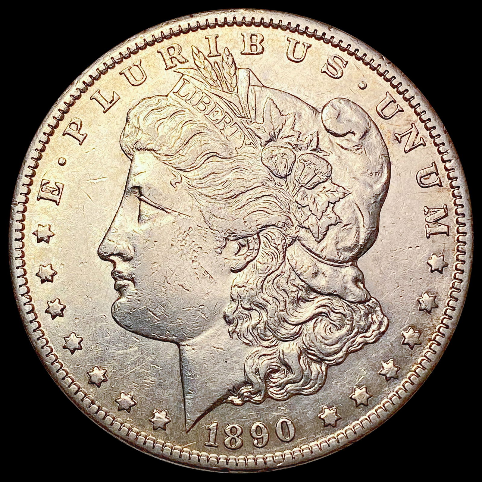 1890-CC Morgan Silver Dollar CLOSELY UNCIRCULATED (1 of 2)