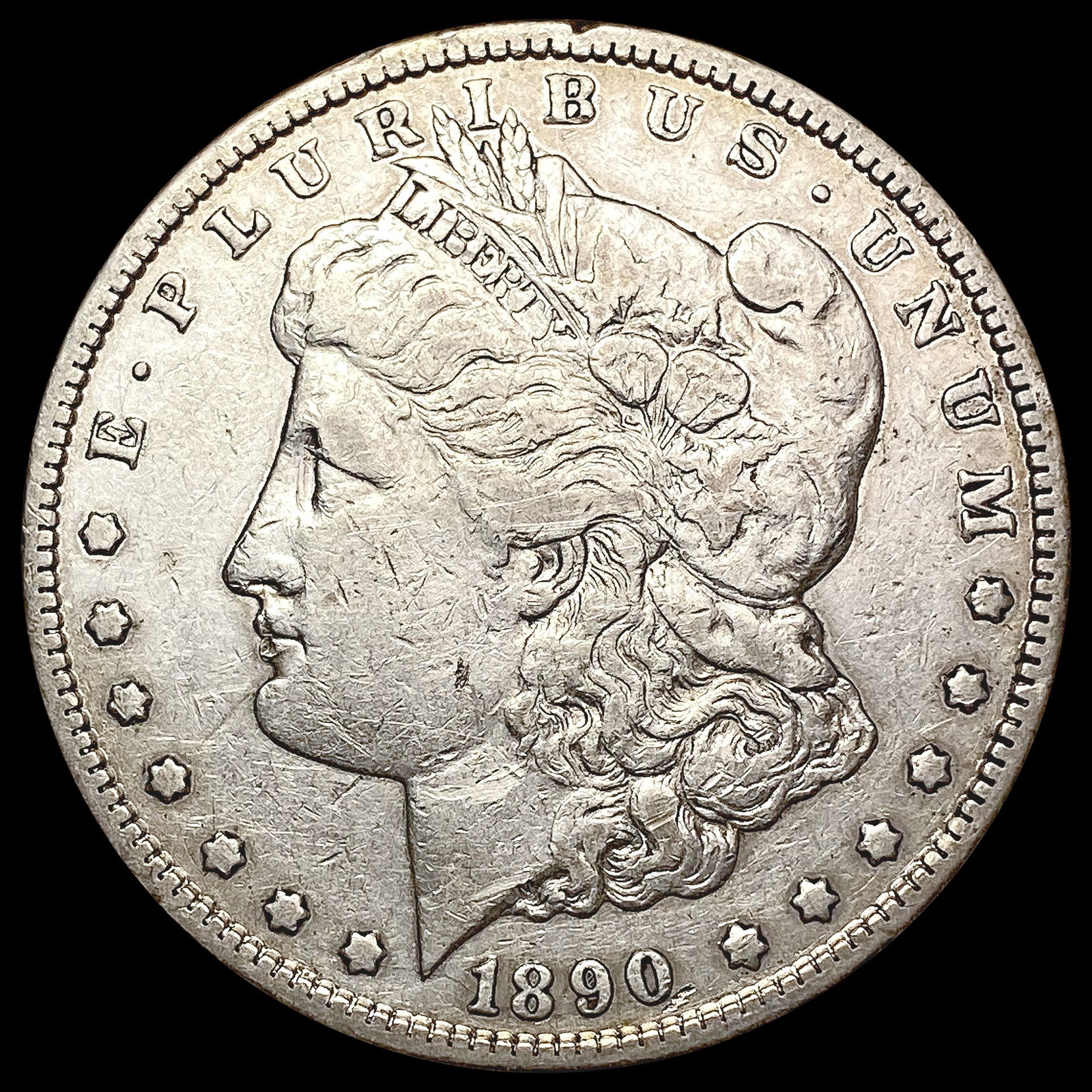 1890-CC Morgan Silver Dollar LIGHTLY CIRCULATED (1 of 2)