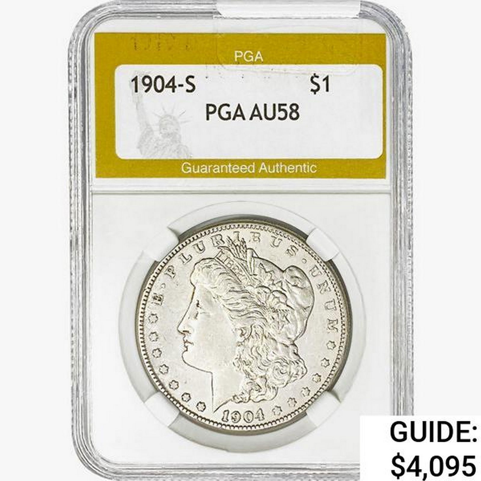 1904-S Morgan Silver Dollar PGA AU58 (1 of 2)