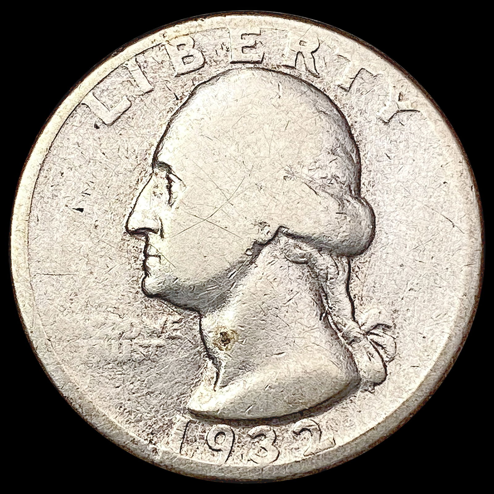 1932-D Washington Silver Quarter NICELY CIRCULATED (1 of 2)