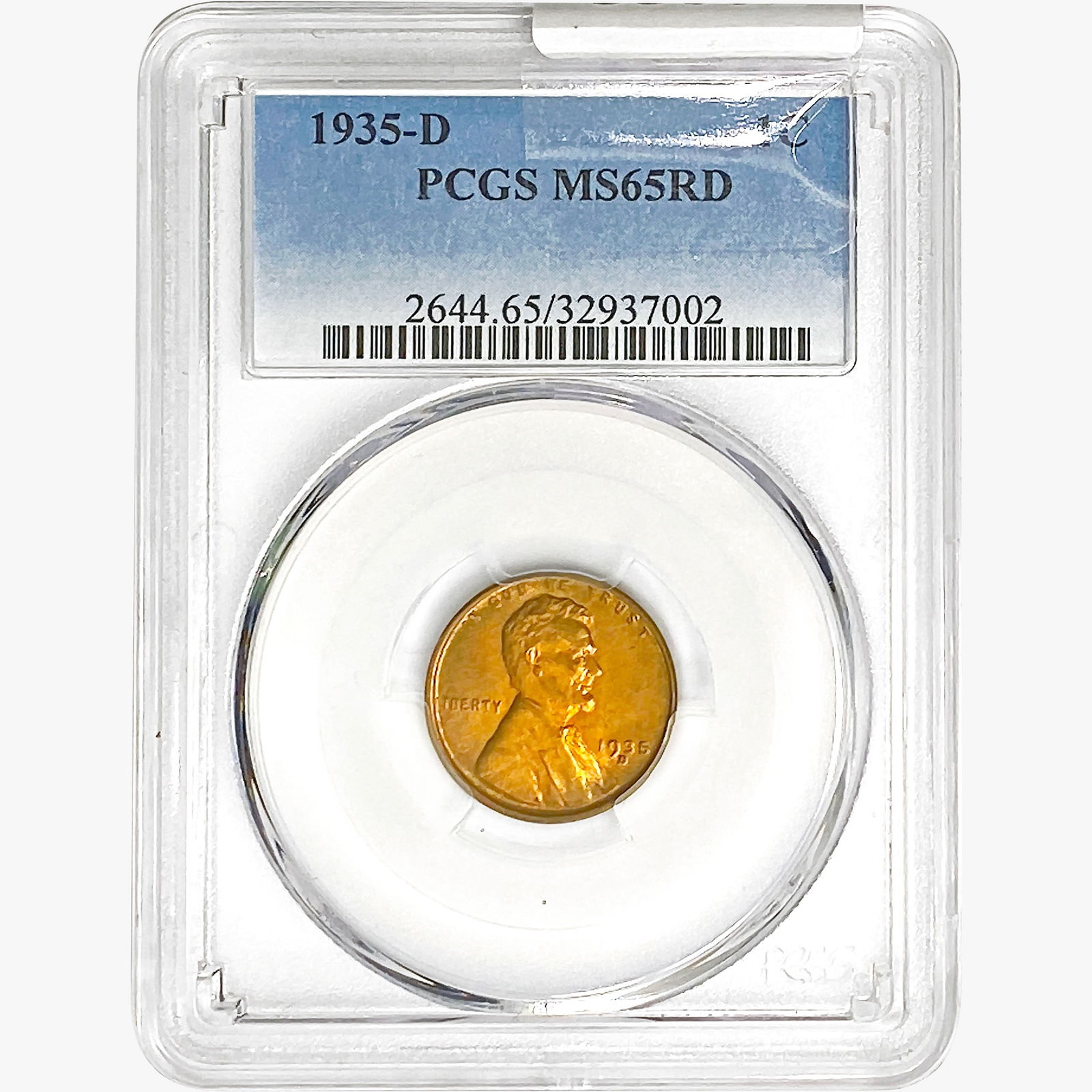 1935-D Wheat Cent PCGS MS65 RD (1 of 2)