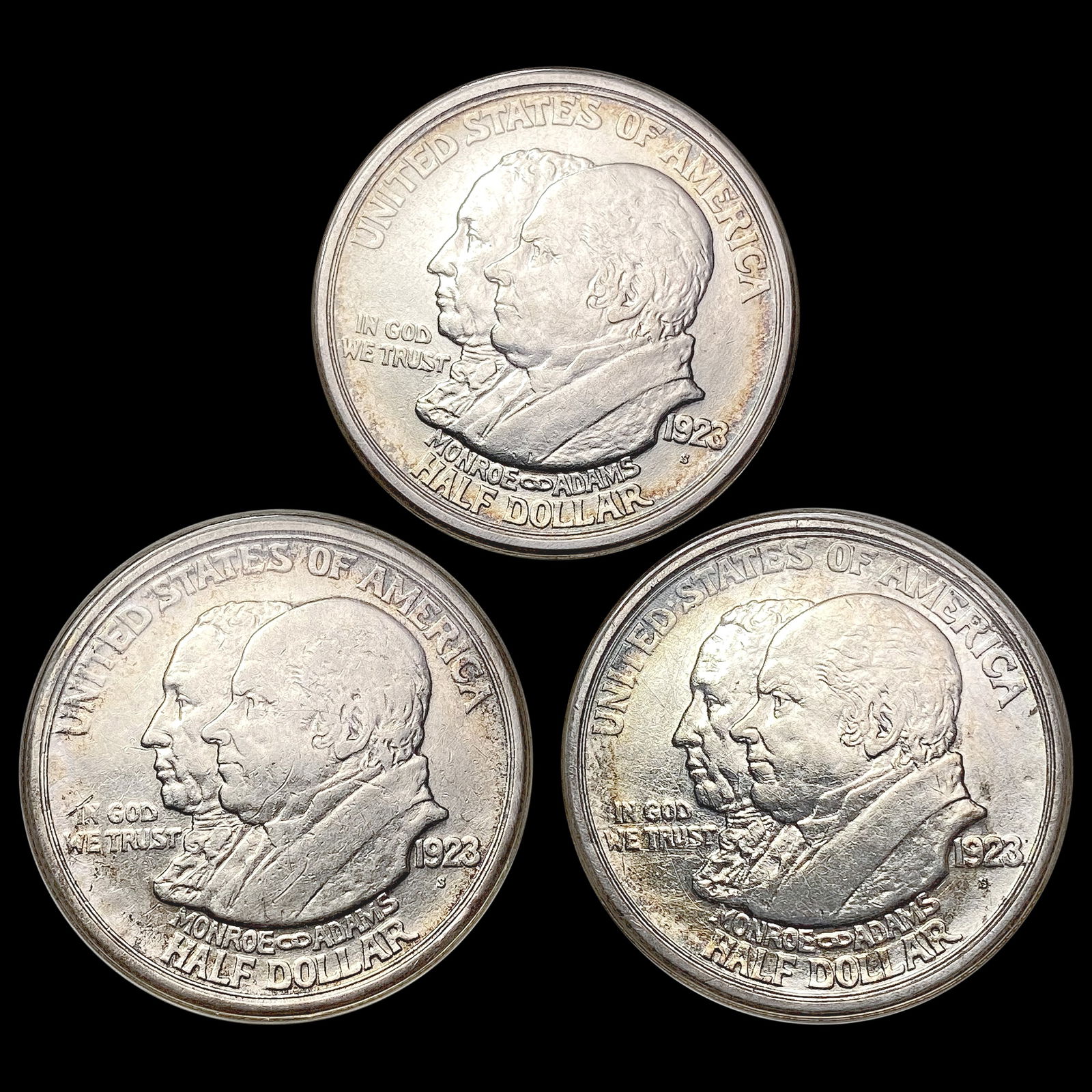 [3] 1923-S Monroe Half Dollar CHOICE BU (1 of 2)