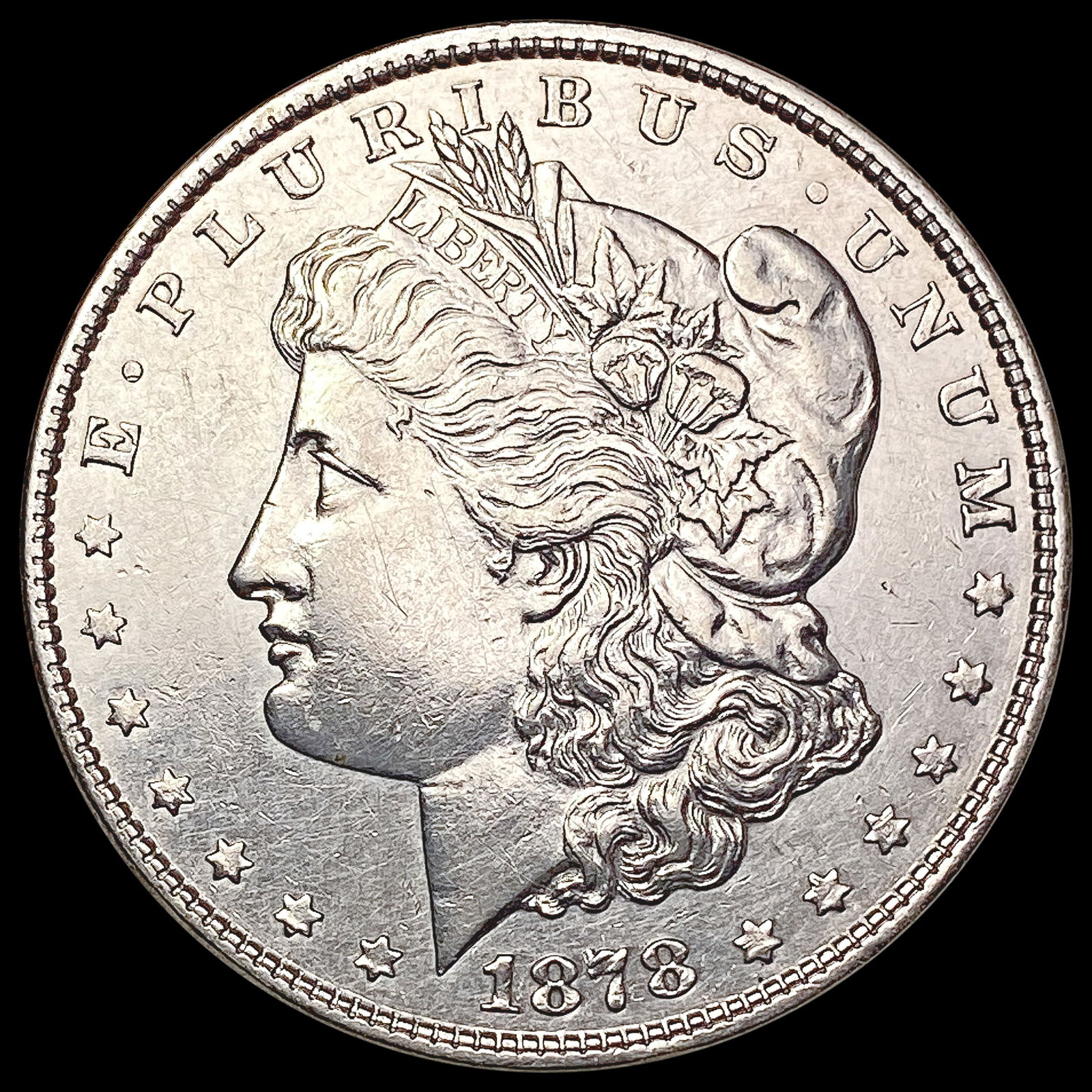 1878 8TF Morgan Silver Dollar CLOSELY UNCIRCULATED (1 of 2)
