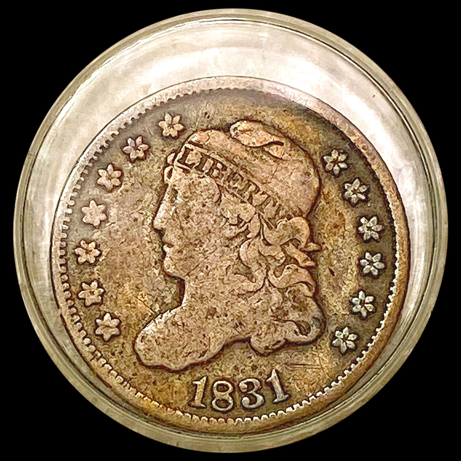 1831 Capped Bust Half Dime NICELY CIRCULATED (1 of 2)
