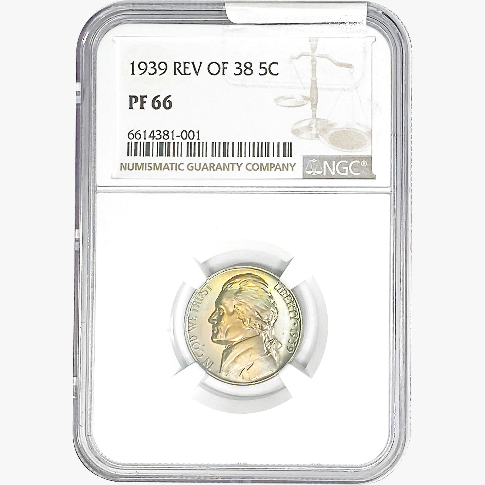 1939 REV 38 Jefferson Nickel NGC PF66 (1 of 2)