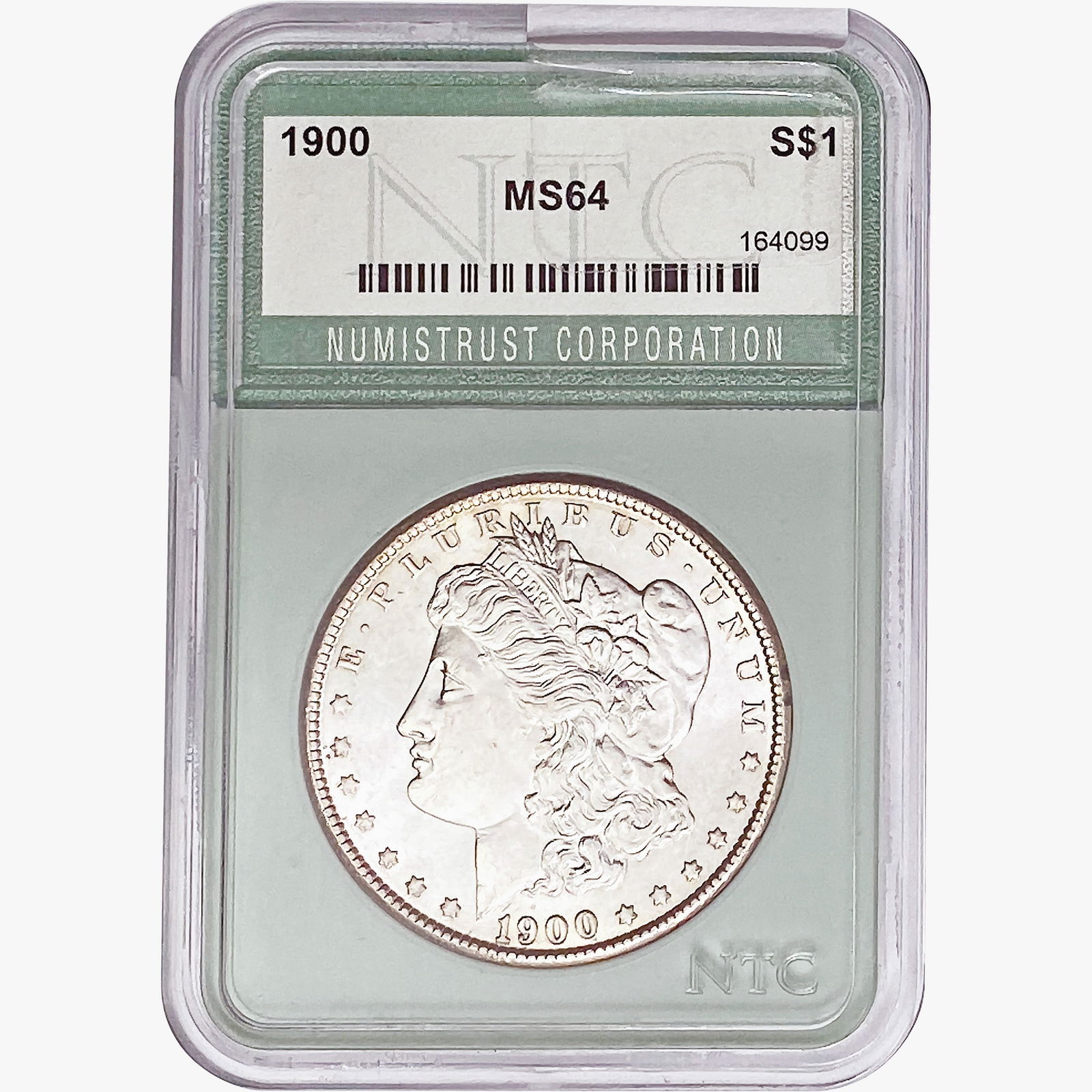 1900 Morgan Silver Dollar NTC MS64 (1 of 2)