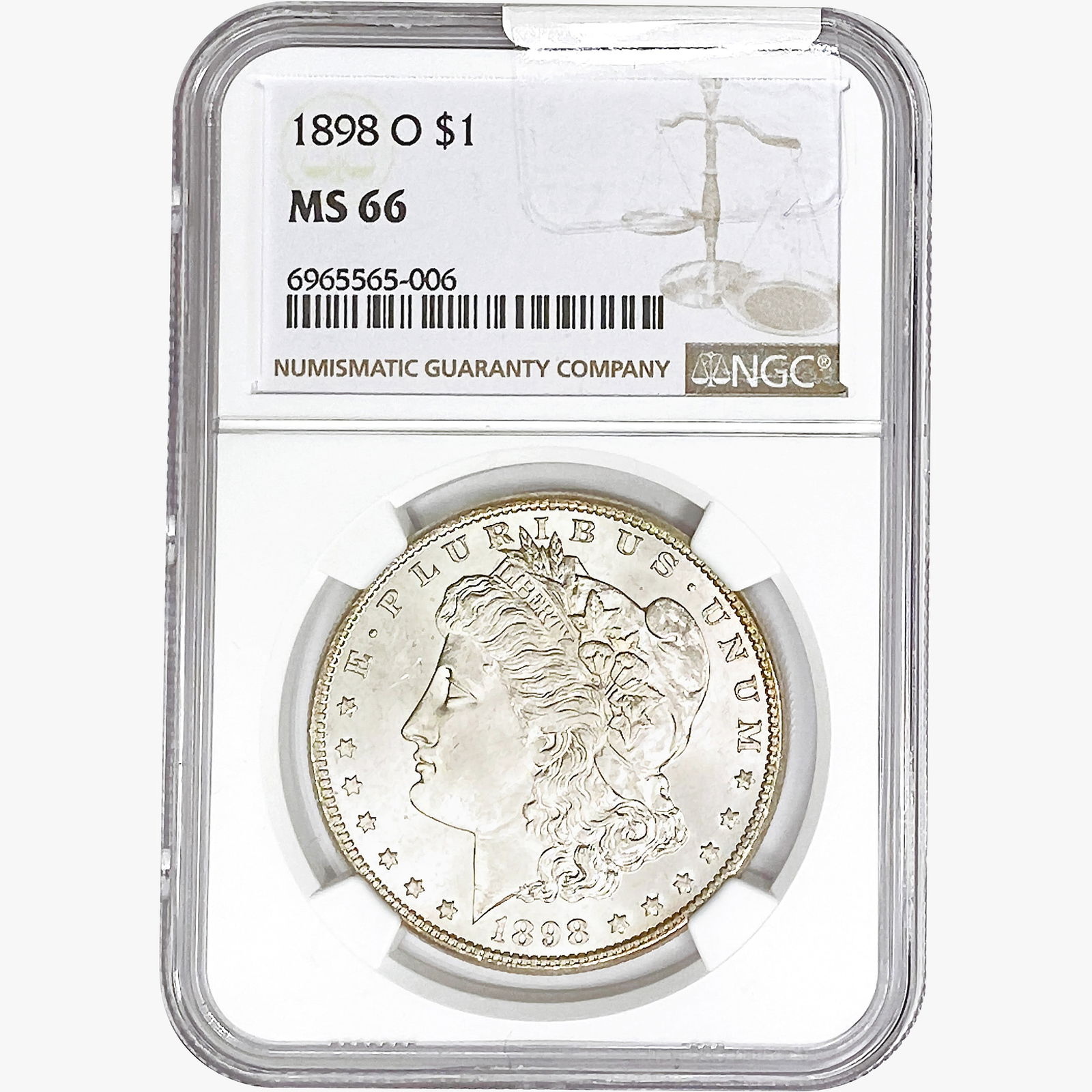 1898-O Morgan Silver Dollar NGC MS66 (1 of 2)