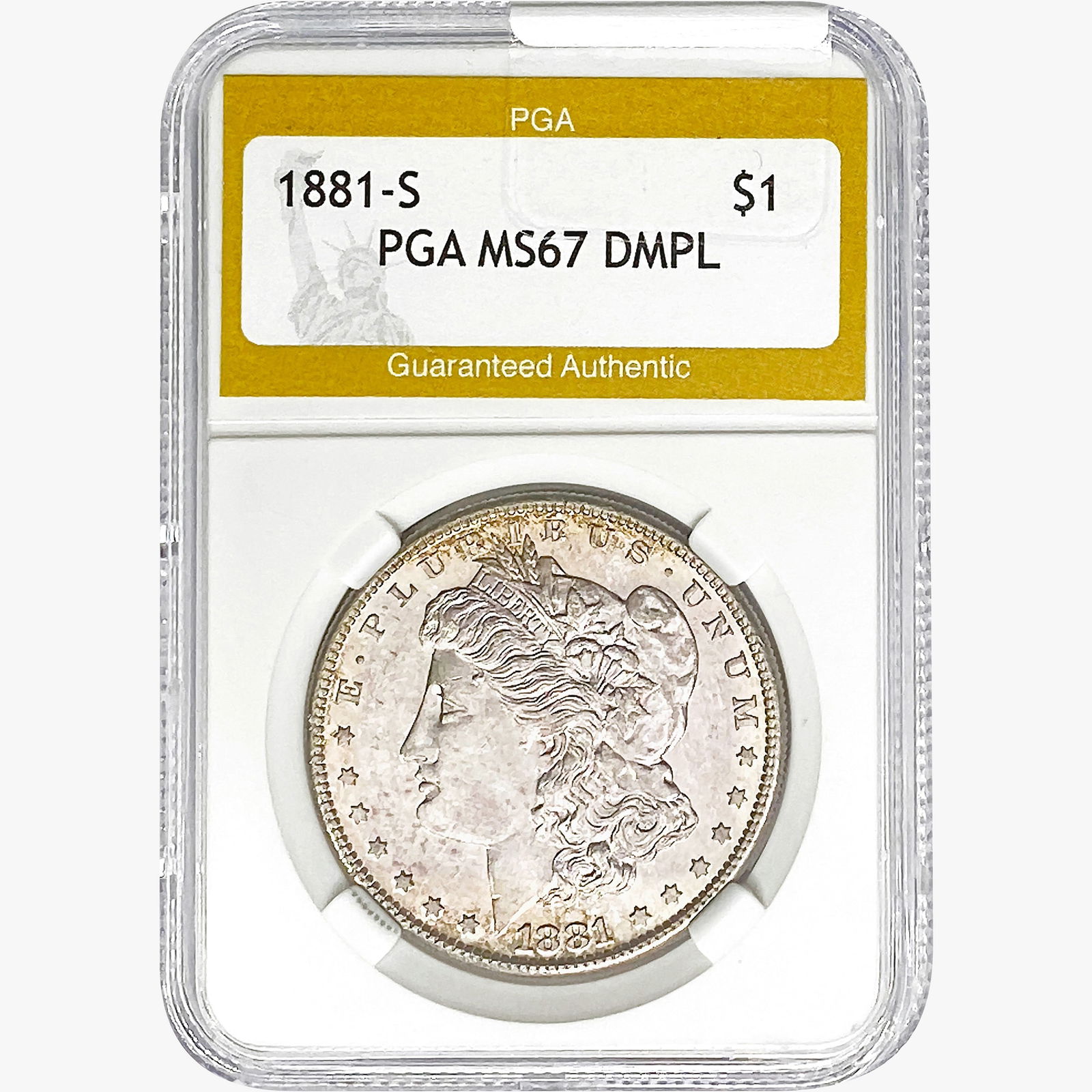 1881-S Morgan Silver Dollar PGA MS67 DMPL (1 of 2)