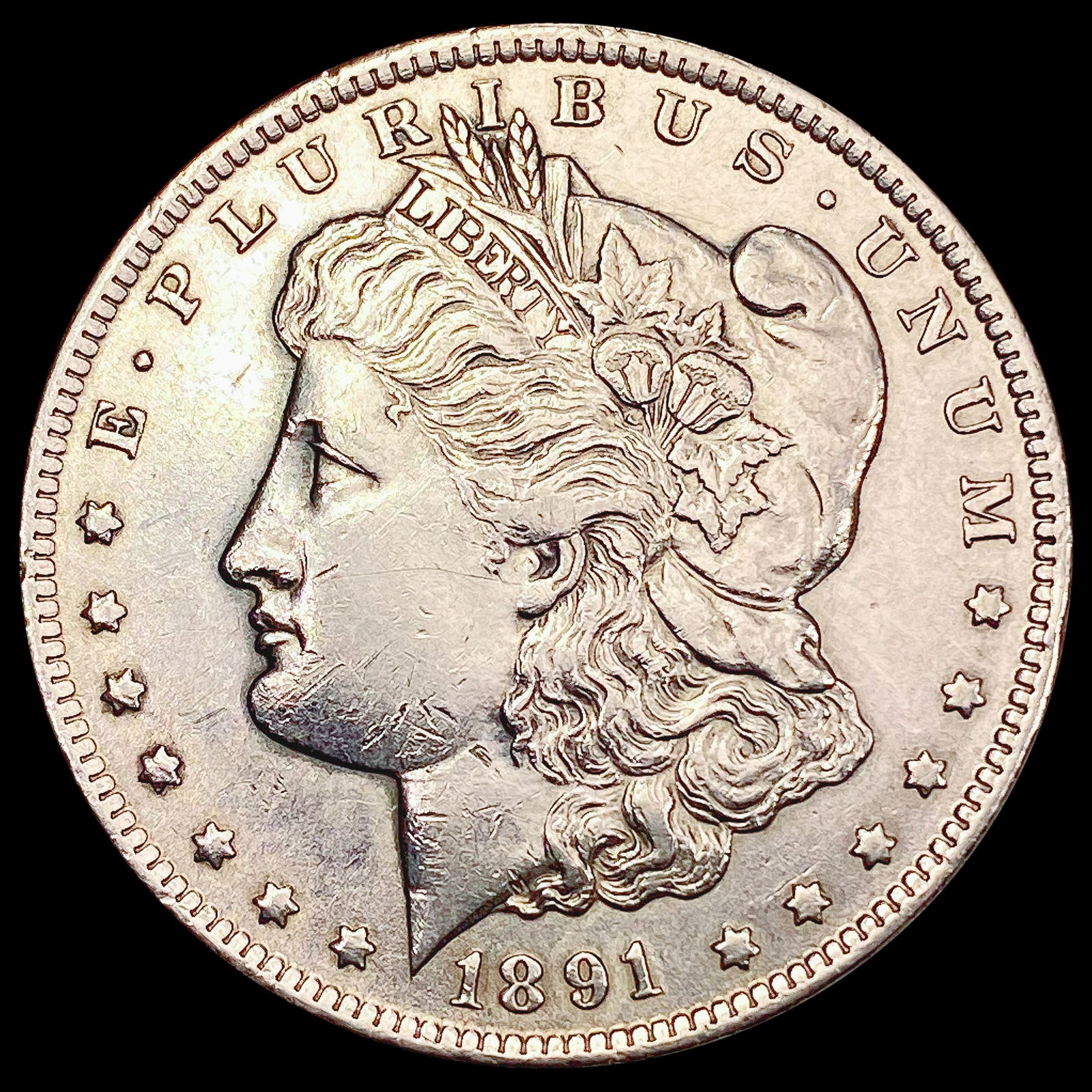 1891-CC Morgan Silver Dollar CHOICE AU (1 of 2)