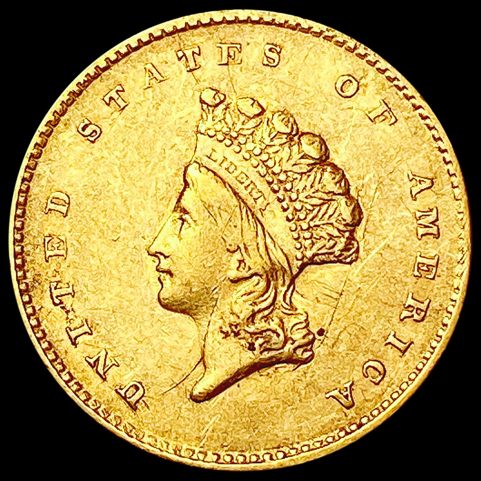 1855 Rare Gold Dollar CLOSELY UNCIRCULATED (1 of 2)