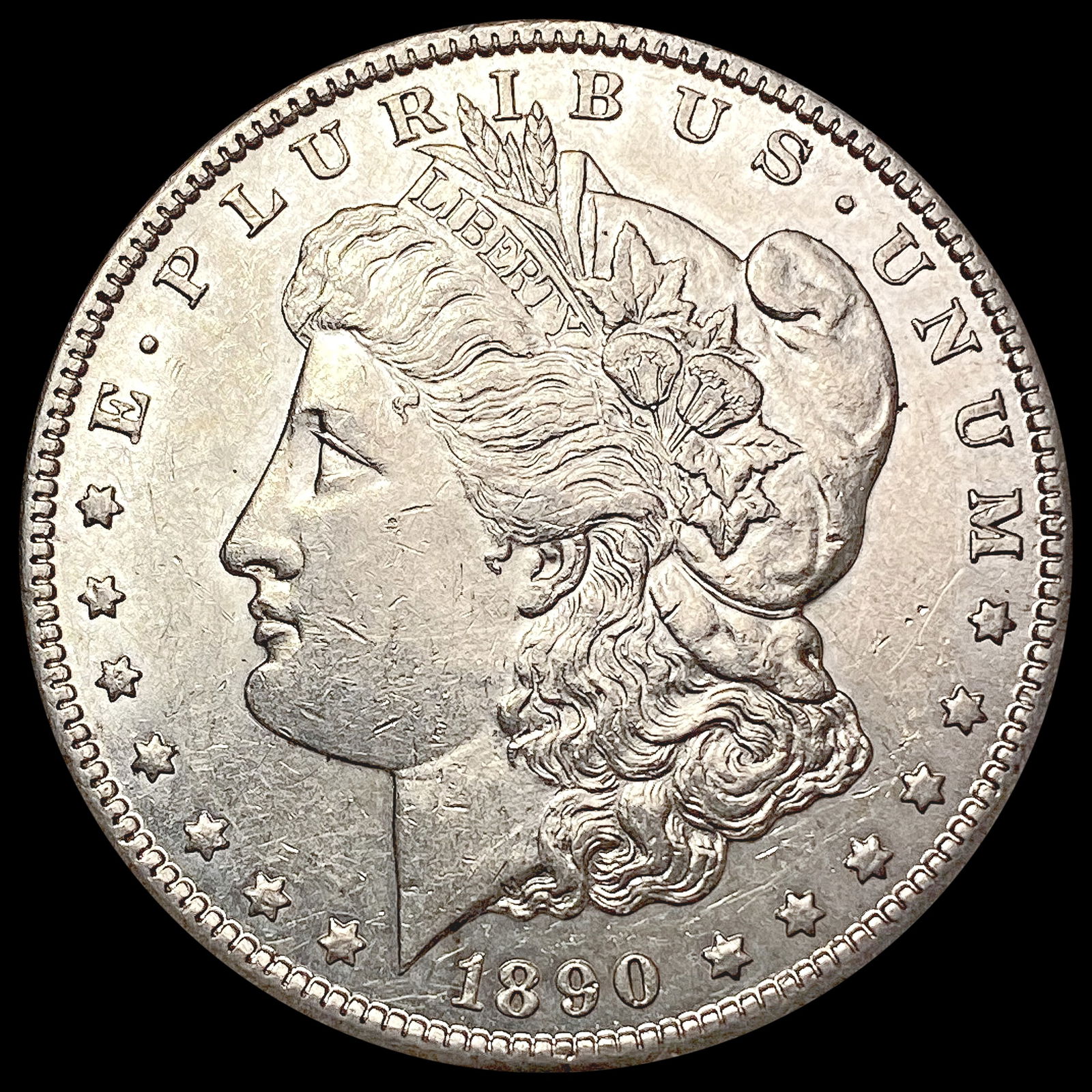 1890-CC Morgan Silver Dollar CLOSELY UNCIRCULATED (1 of 2)
