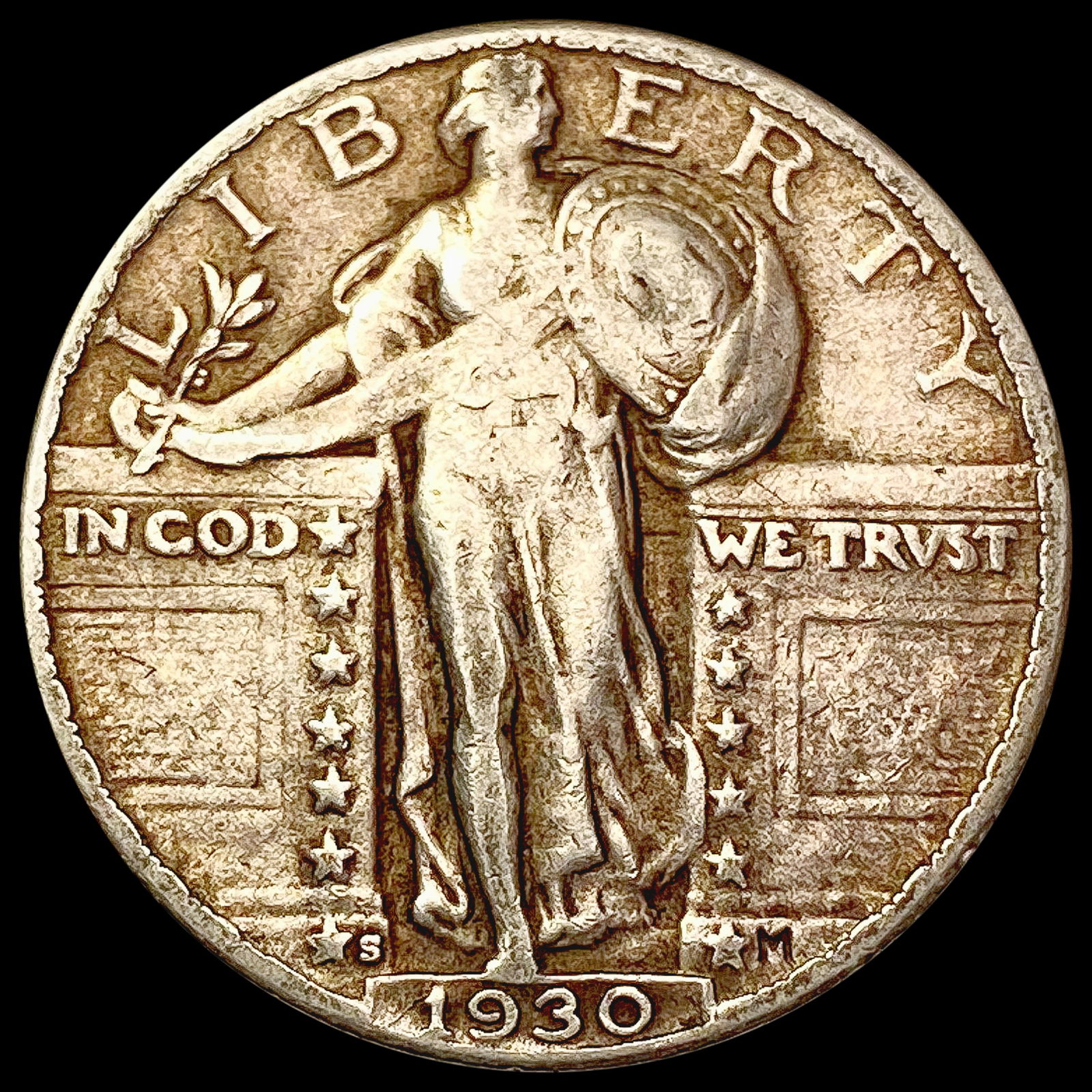 1930-S Standing Liberty Quarter HIGH GRADE: 1930-S Standing Liberty Quarter HIGH GRADE