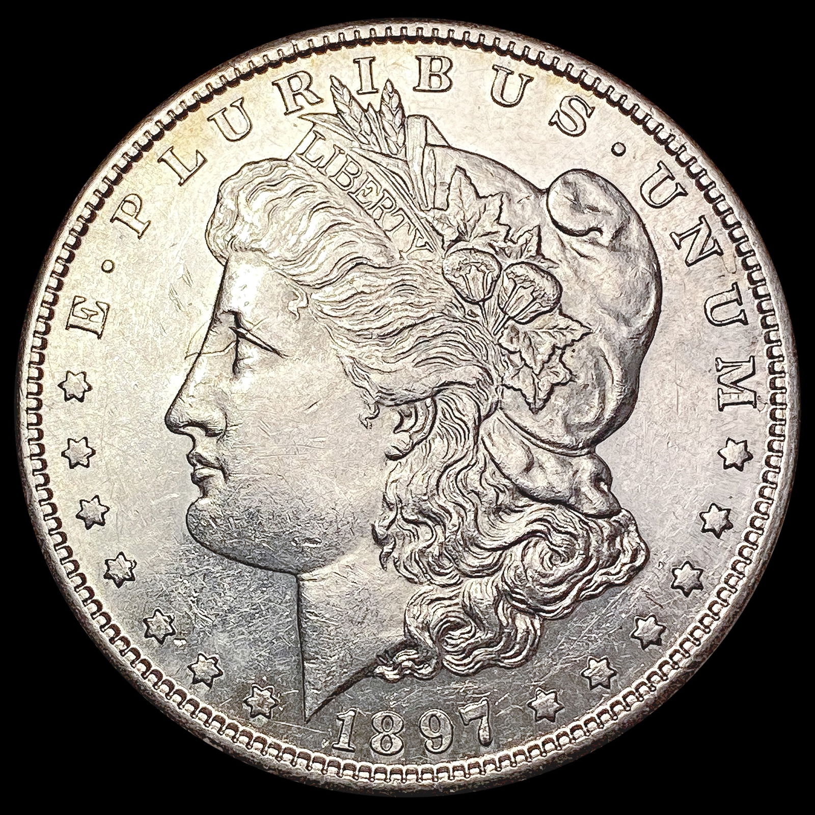1897-S PL Morgan Silver Dollar UNCIRCULATED (1 of 2)