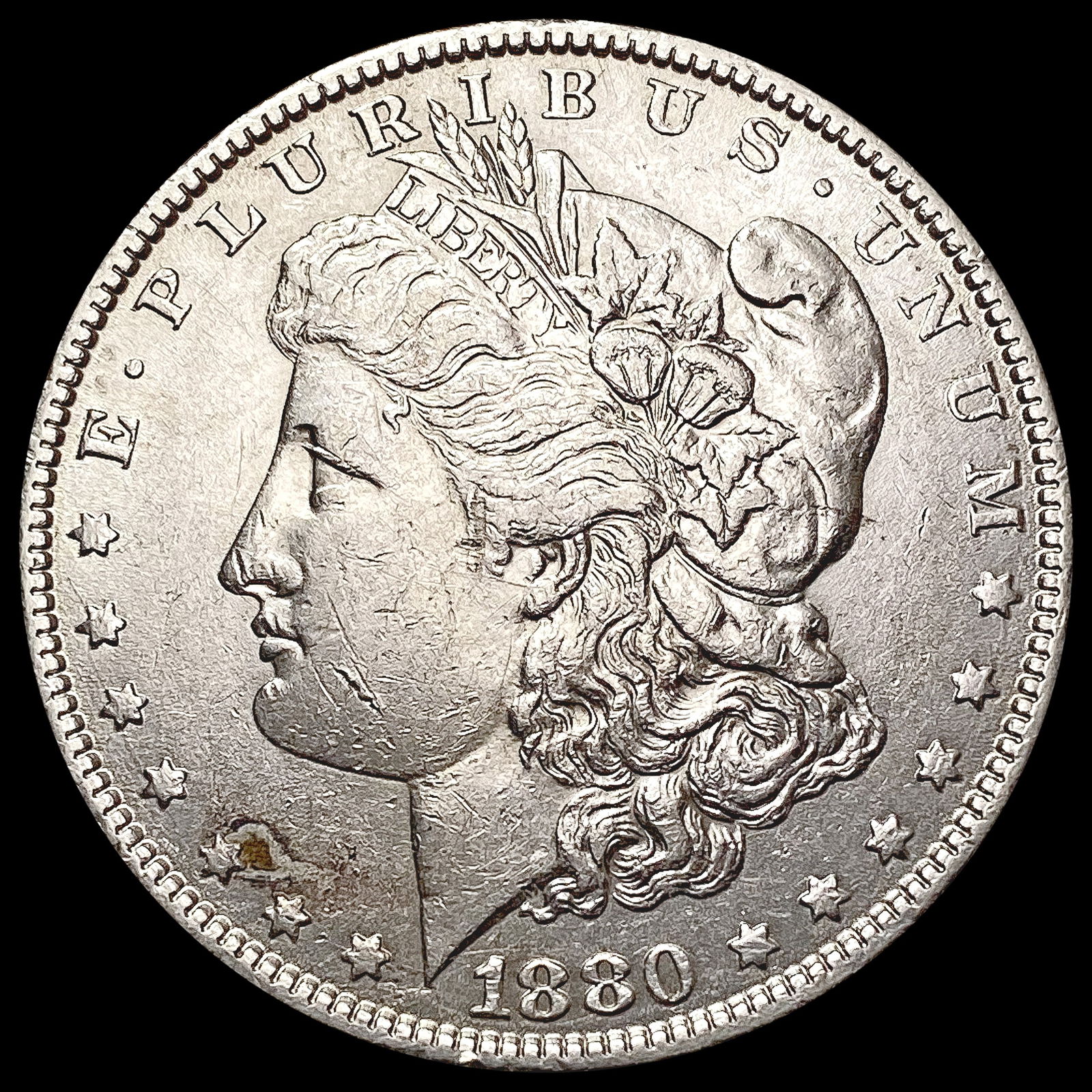 1880 O Morgan Silver Dollar CLOSELY UNCIRCULATED (1 of 2)