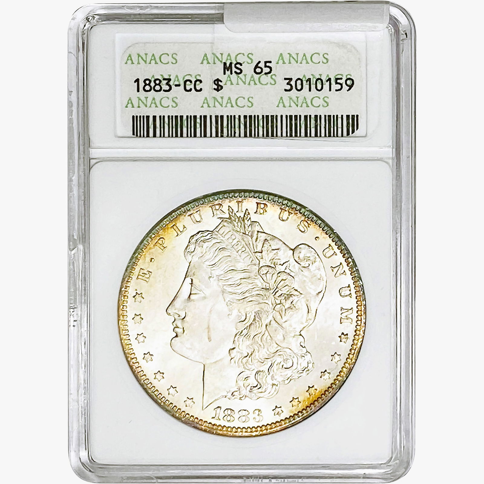 1883-CC Morgan Silver Dollar ANACS MS65 (1 of 2)
