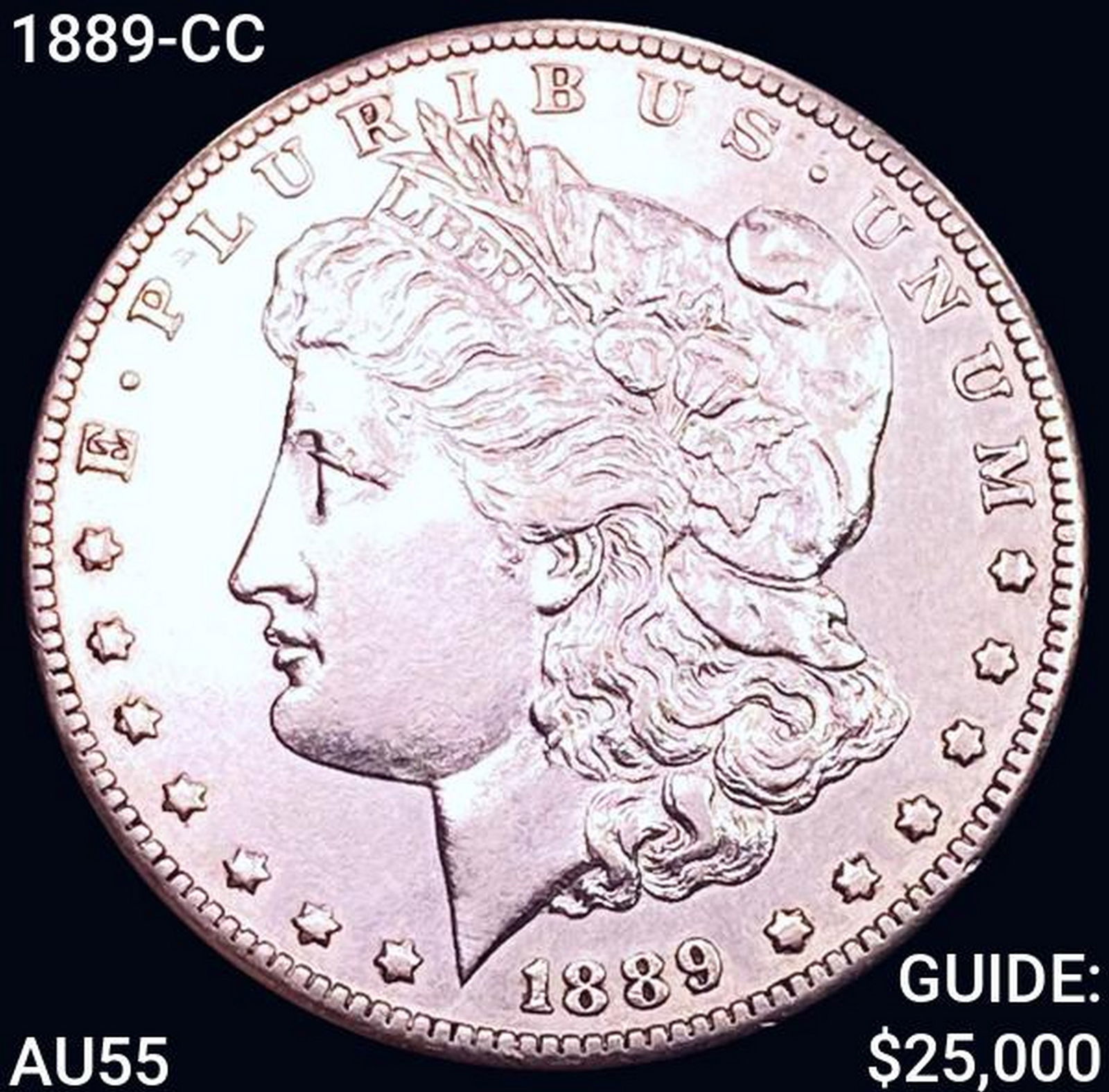 1889-CC Morgan Silver Dollar HIGH GRADE (1 of 2)