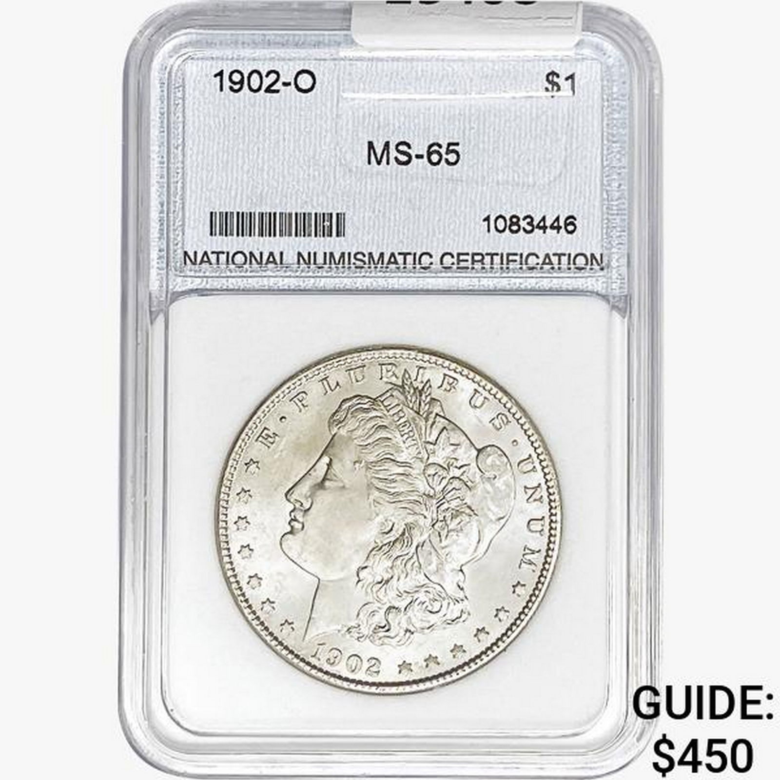 1902-O Morgan Silver Dollar NNC MS65 (1 of 2)