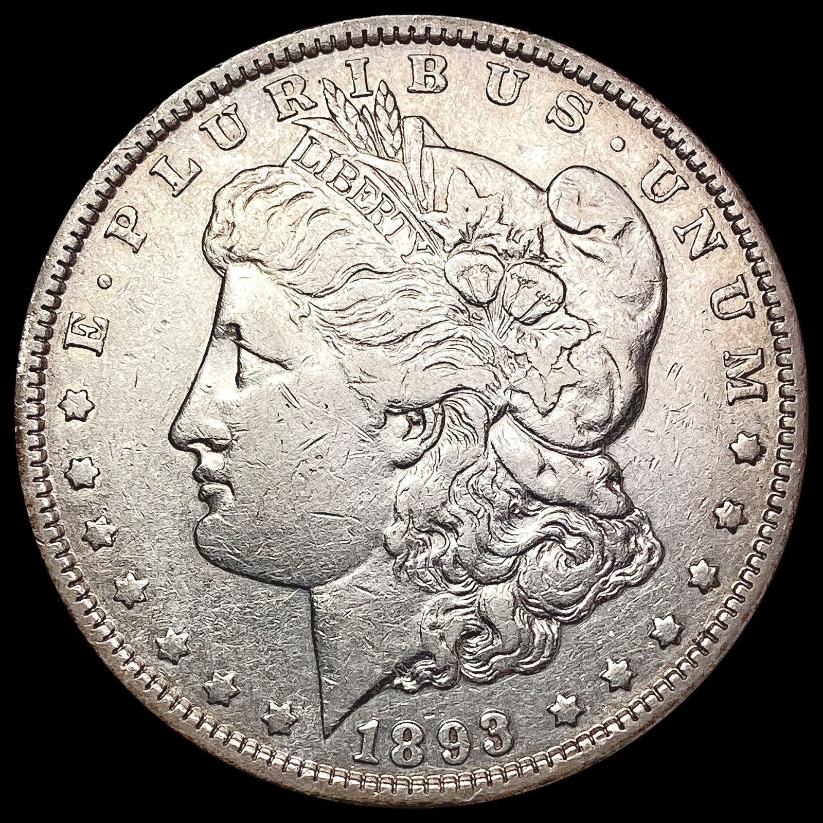 1893 Morgan Silver Dollar CLOSELY UNCIRCULATED (1 of 2)
