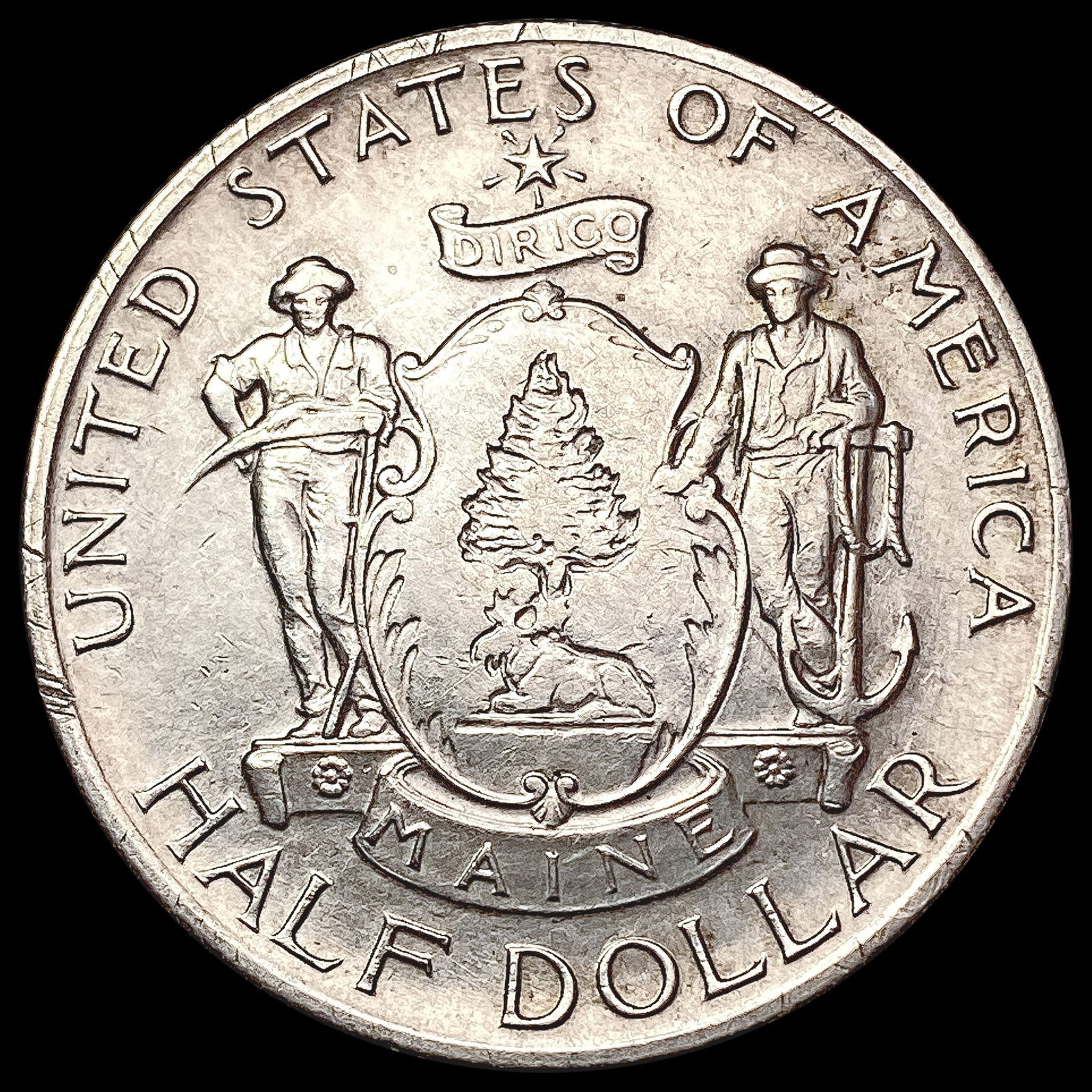 1920 Maine Half Dollar CHOICE AU (1 of 2)