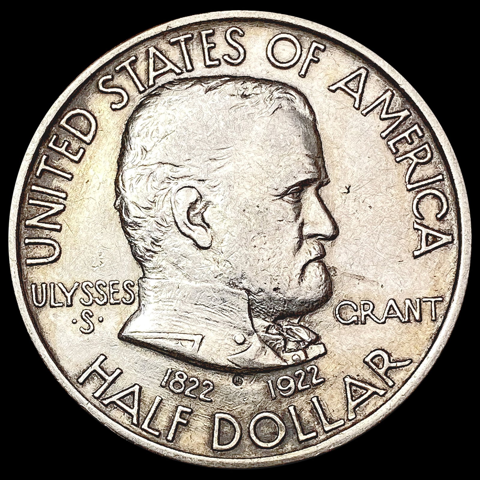1922 Grant Half Dollar CLOSELY UNCIRCULATED (1 of 2)