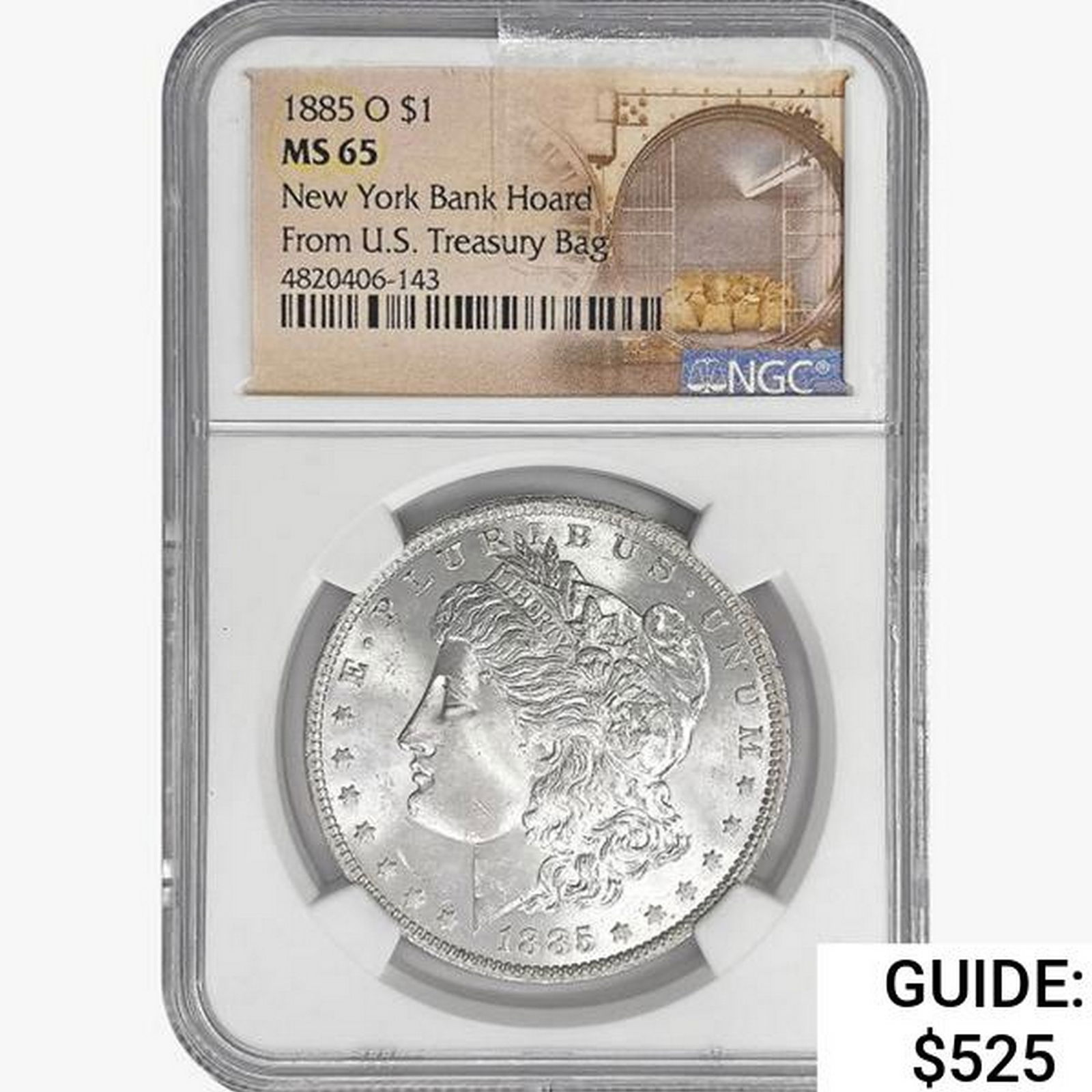 1885-O Morgan Silver Dollar NGC MS65 (1 of 2)