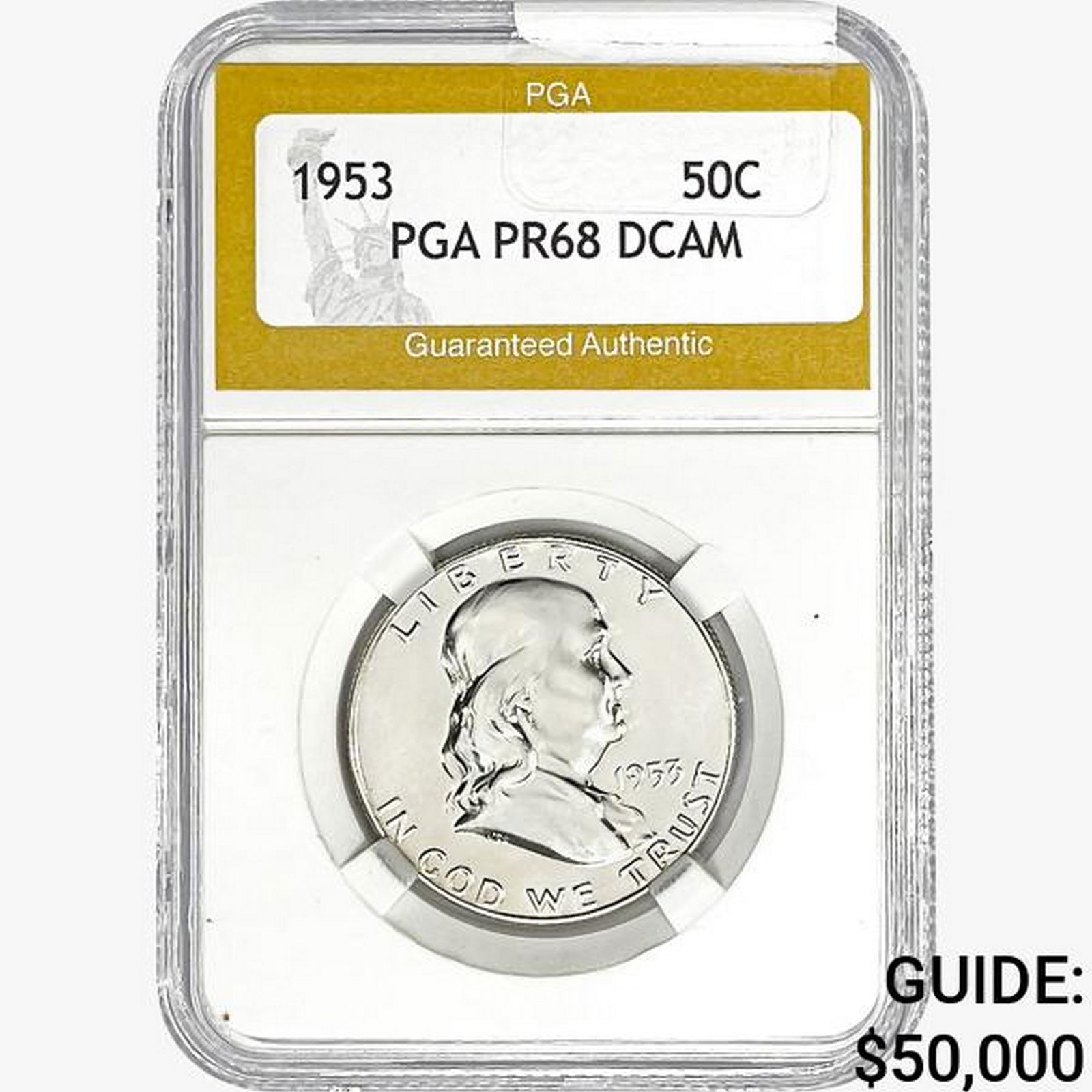 1953 Franklin Half Dollar PGA PR68 DCAM (1 of 2)