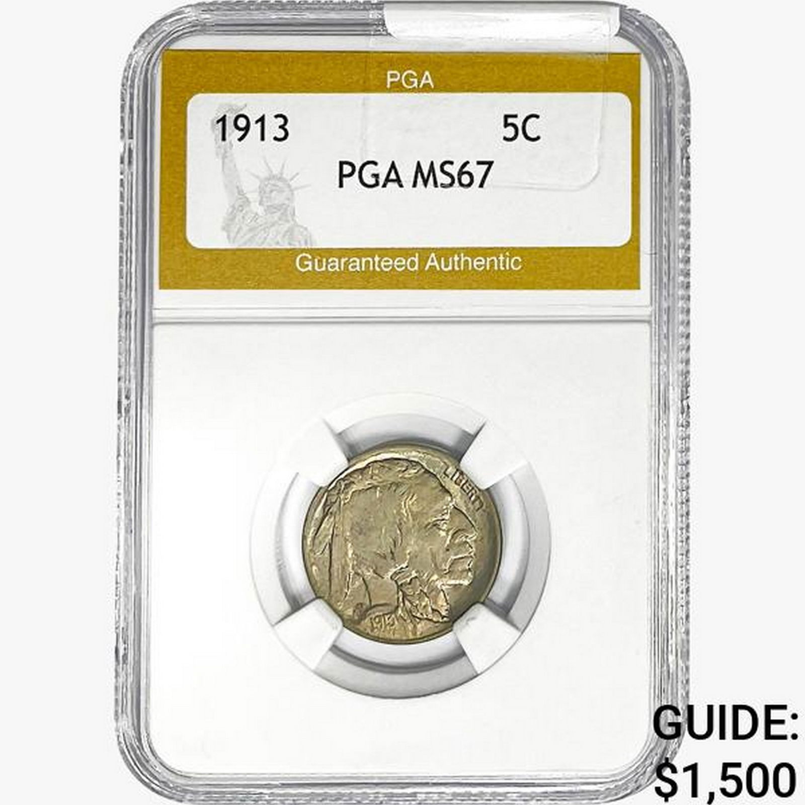 1913 Buffalo Nickel PGA MS67 (1 of 2)