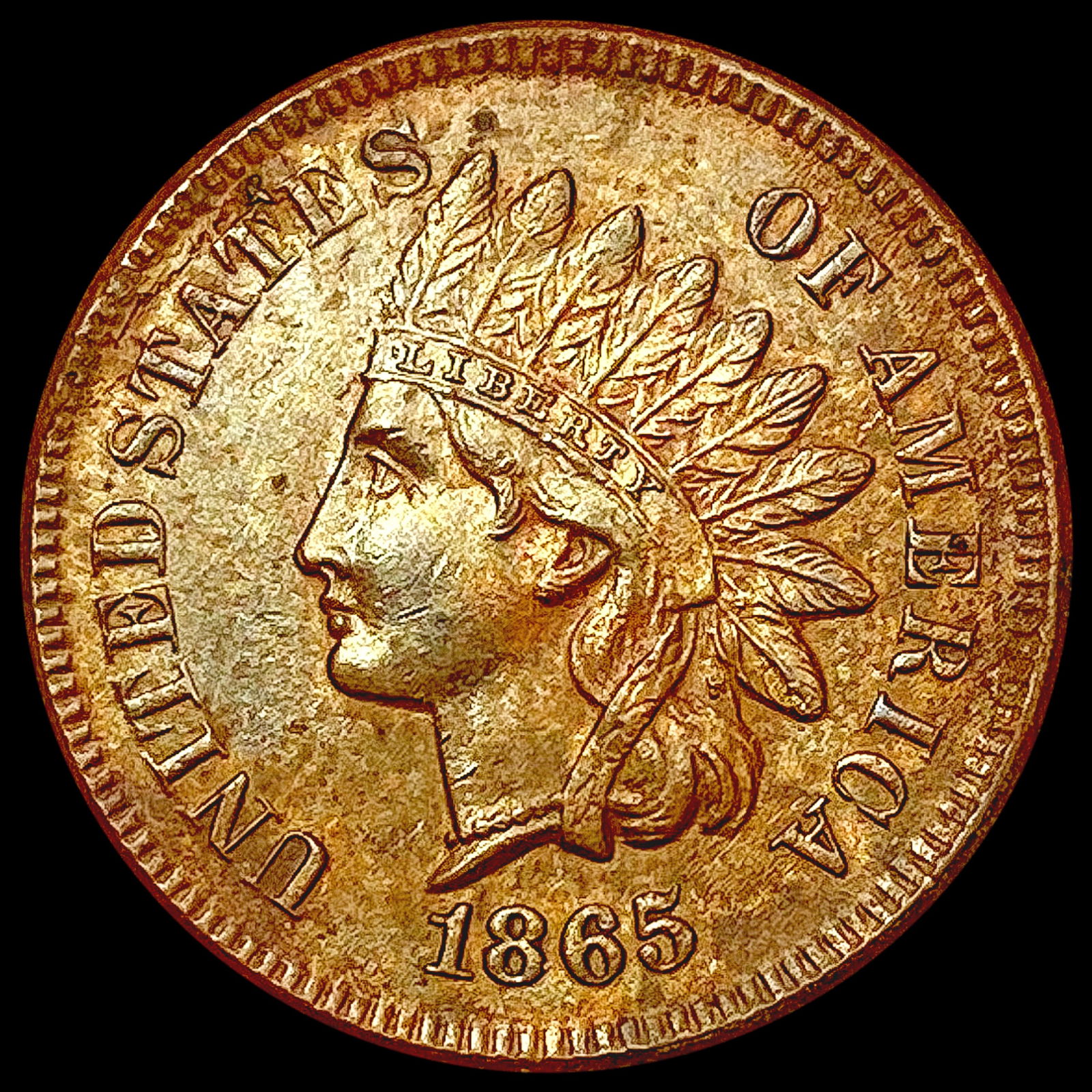 1865 Indian Head Cent UNCIRCULATED (1 of 2)