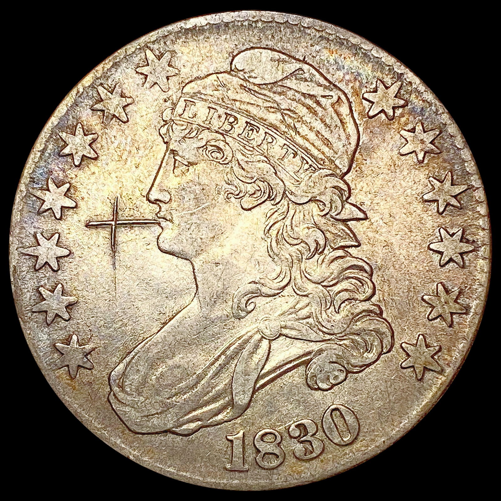 1830 Capped Bust Half Dollar CLOSELY UNCIRCULATED (1 of 2)