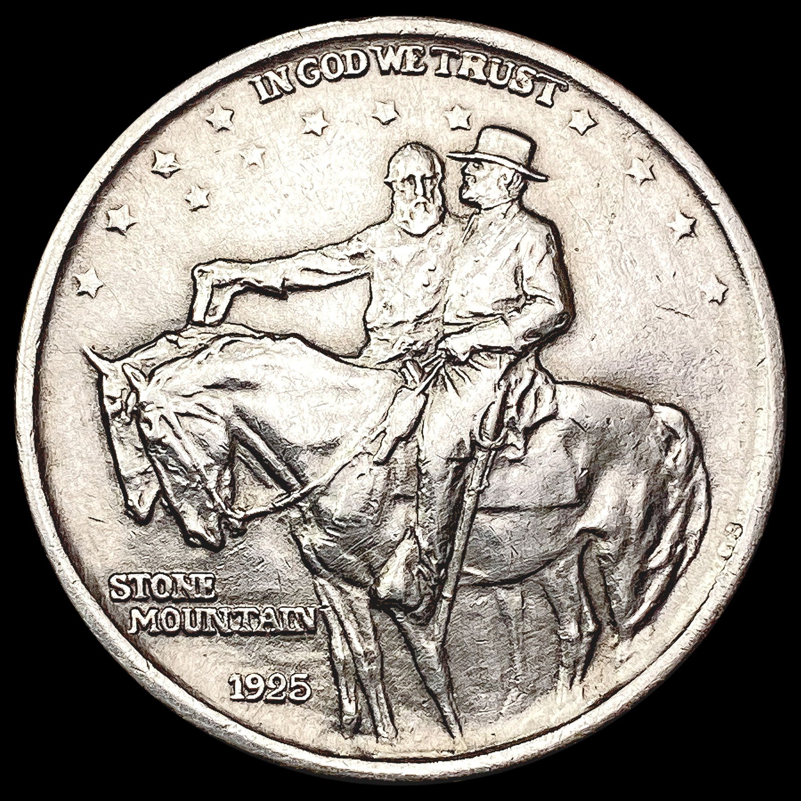1925 Stone Mountain Half Dollar CLOSELY UNCIRCULATED (1 of 2)