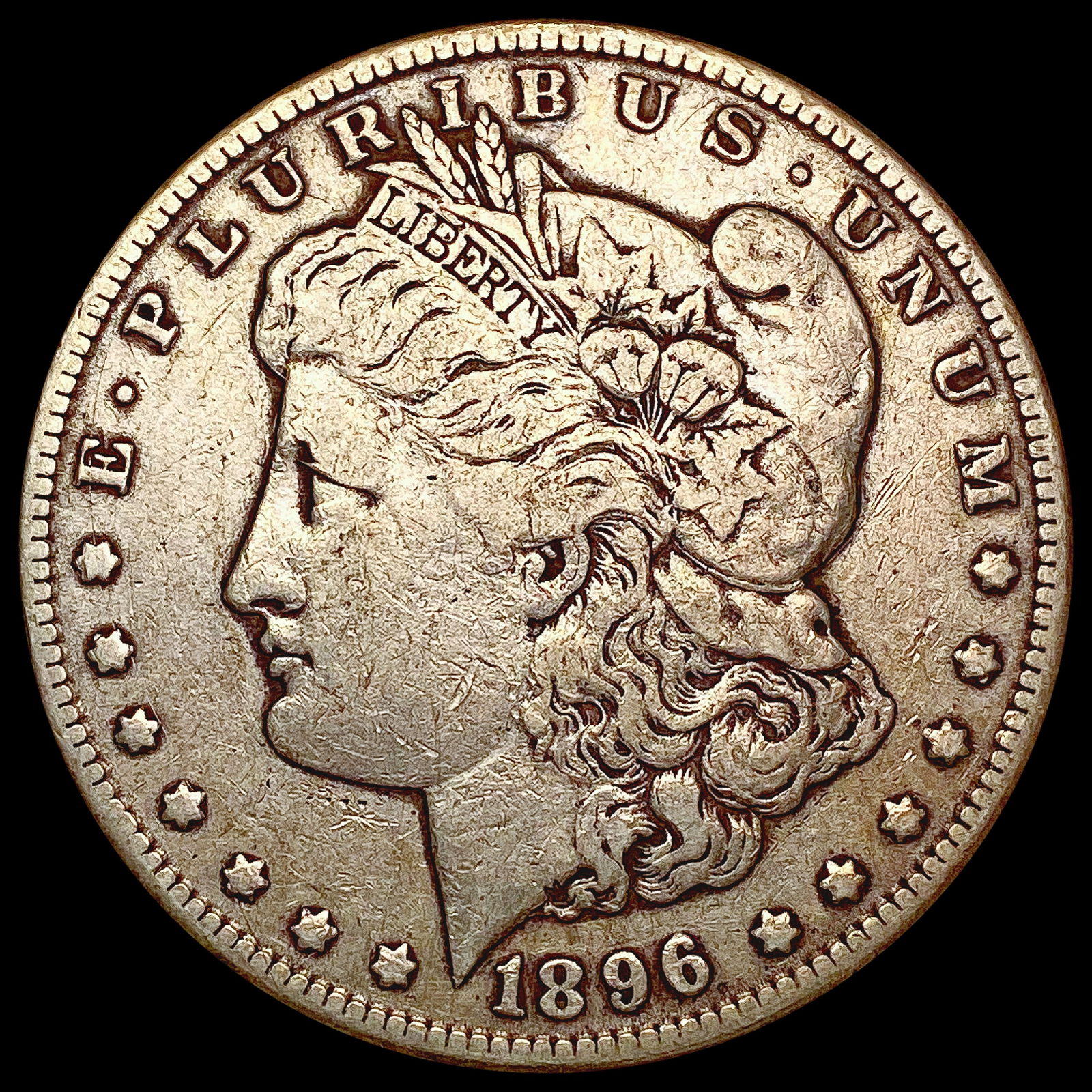 1896-S Morgan Silver Dollar NICELY CIRCULATED (1 of 2)