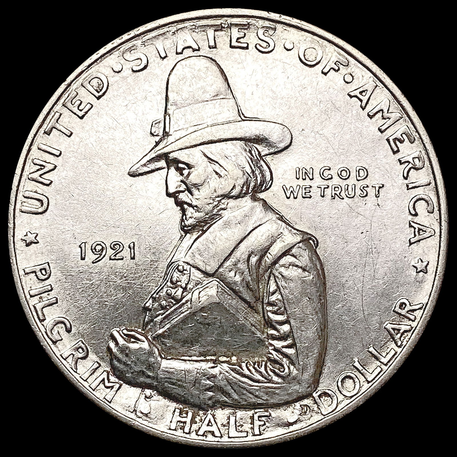 1921 Pilgrim Half Dollar UNCIRCULATED (1 of 2)