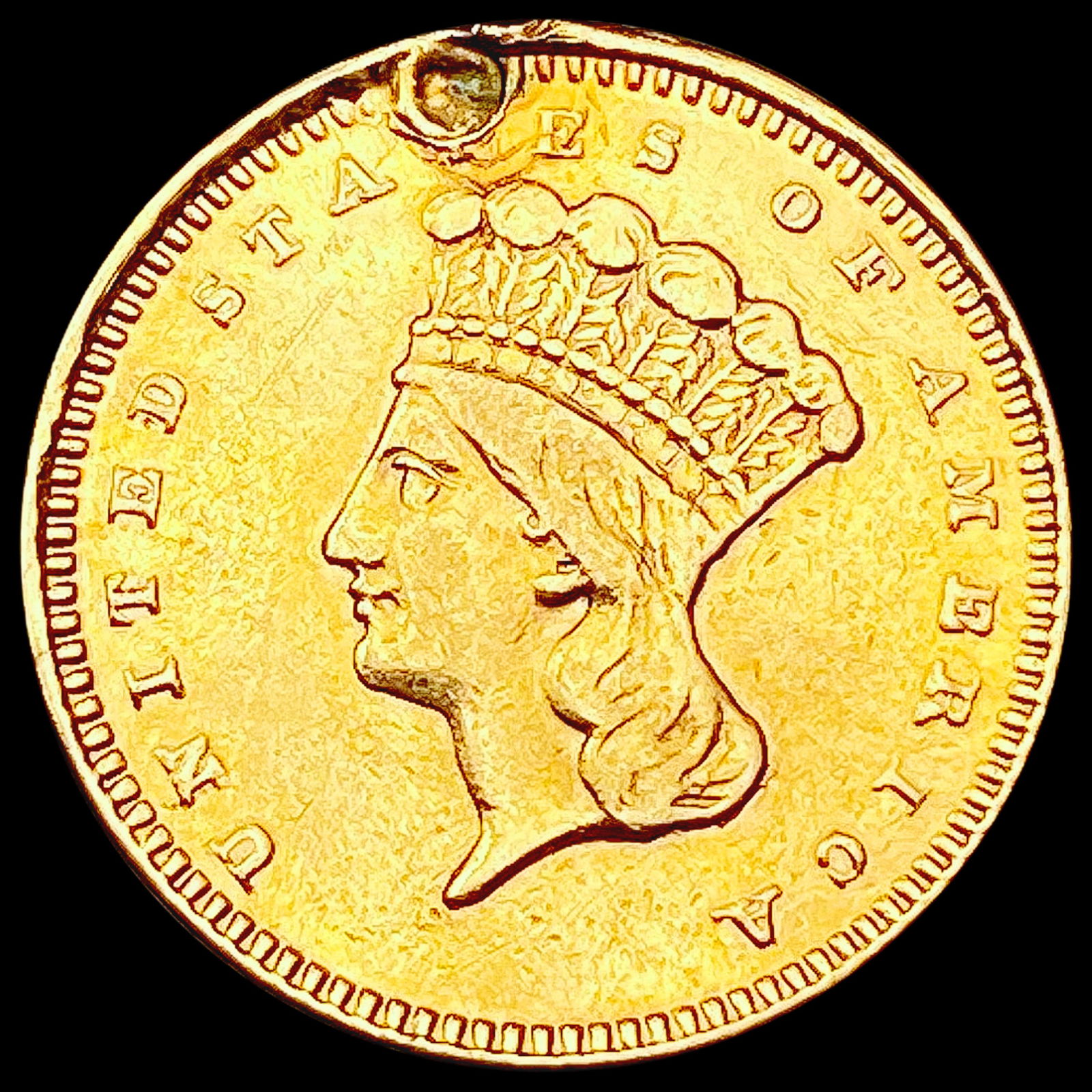 1861 Ty III Rare Gold Dollar CLOSELY UNCIRCULATED (1 of 2)