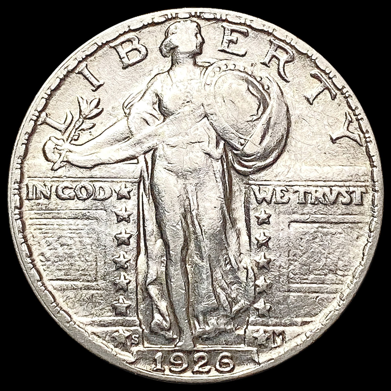 1926-S Standing Liberty Quarter CLOSELY UNCIRCULATED (1 of 2)