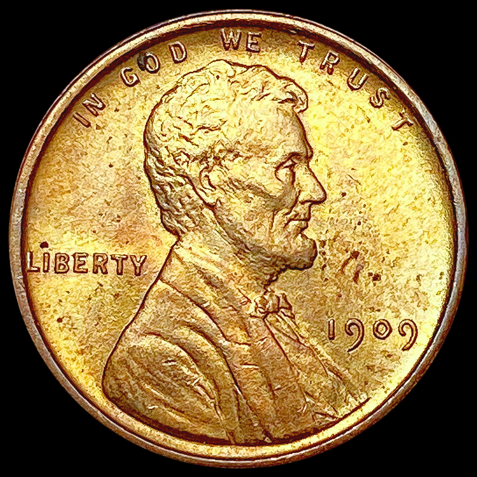 1909 VDB RED Wheat Cent UNCIRCULATED (1 of 2)