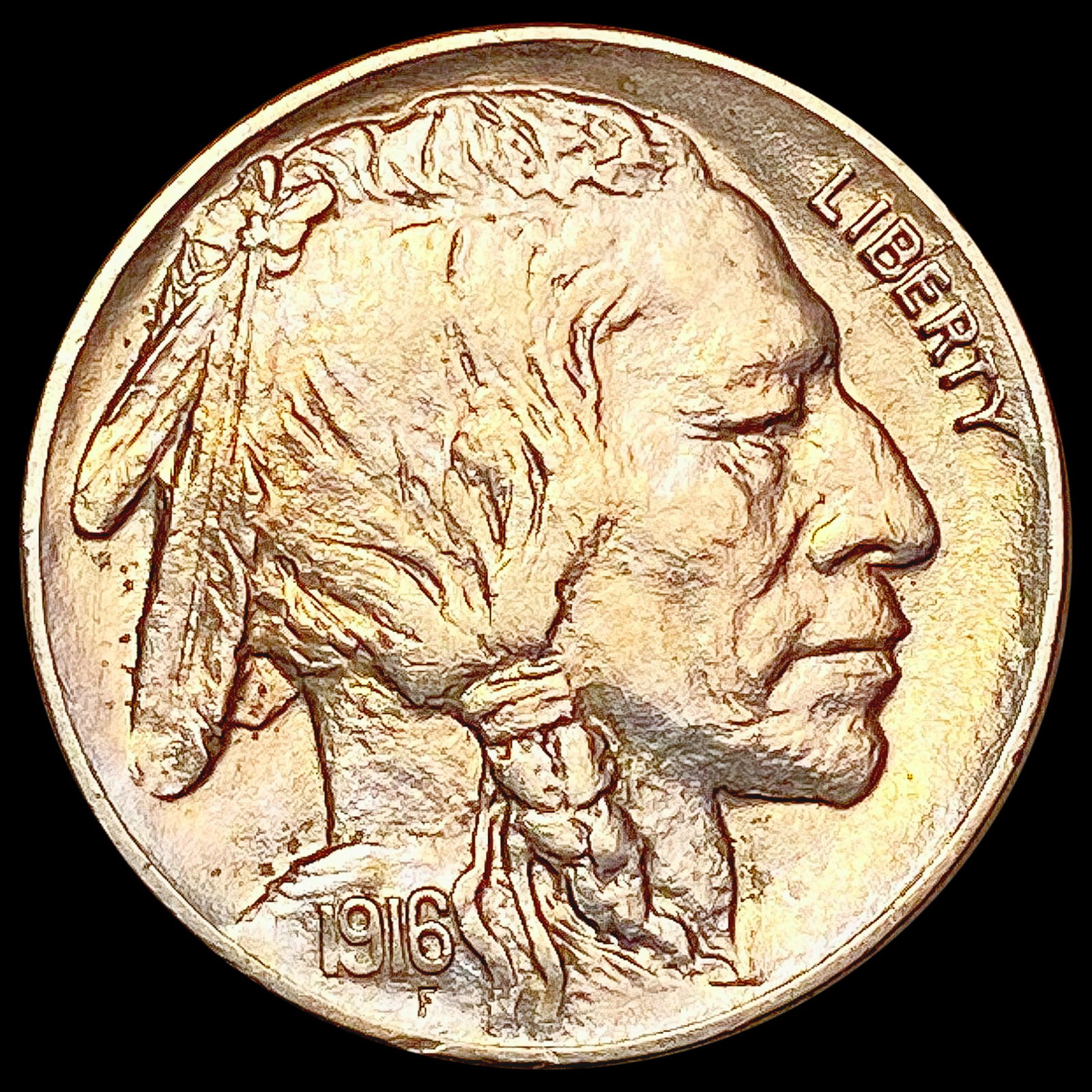 1916 Buffalo Nickel CHOICE BU (1 of 2)