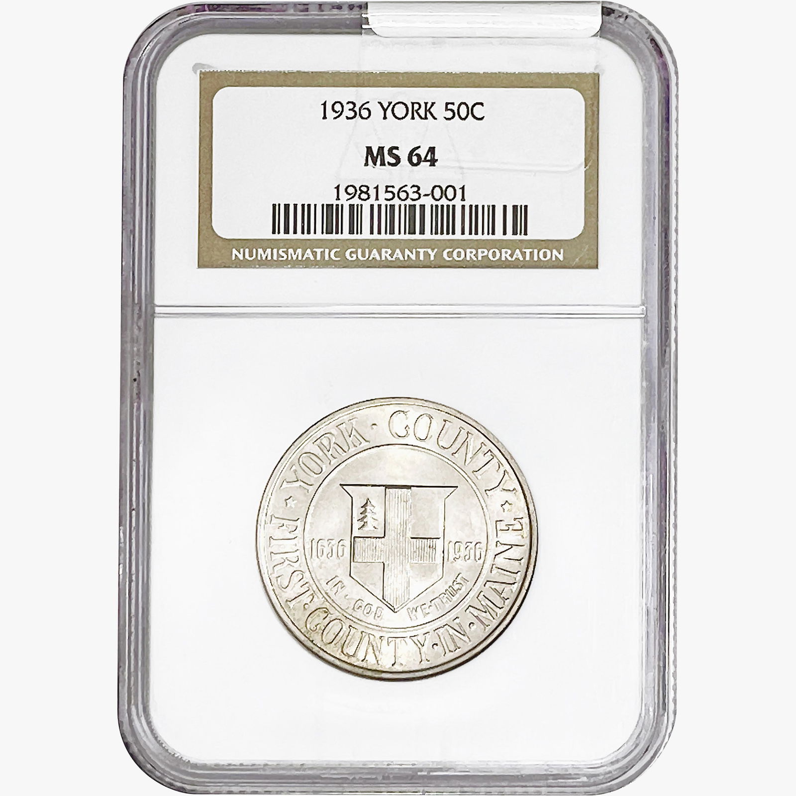 1936 York Half Dollar NGC MS64 (1 of 2)