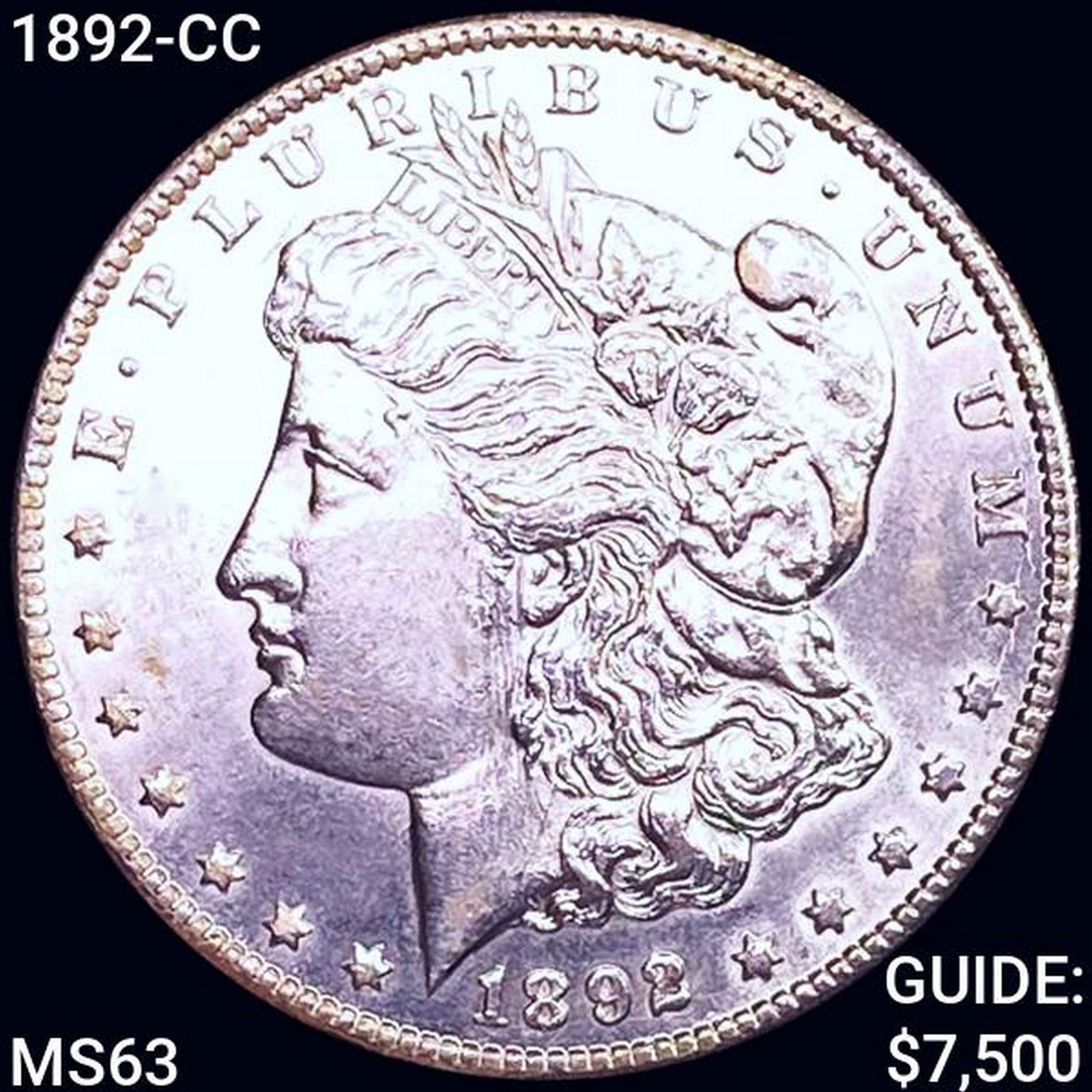 1892-CC Morgan Silver Dollar CHOICE BU (1 of 2)