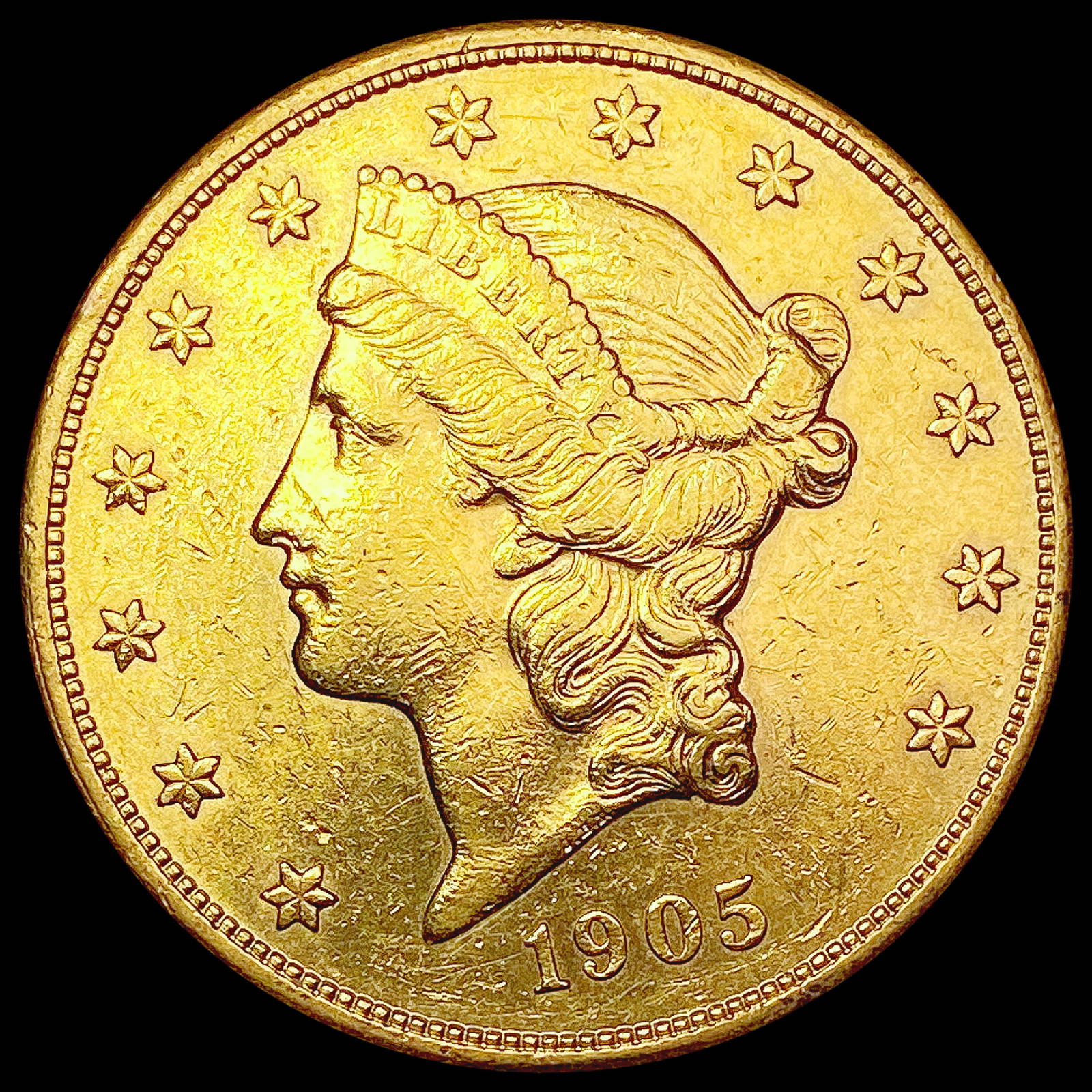 1905s 20 Gold Double Eagle Closely Uncirculated Auction