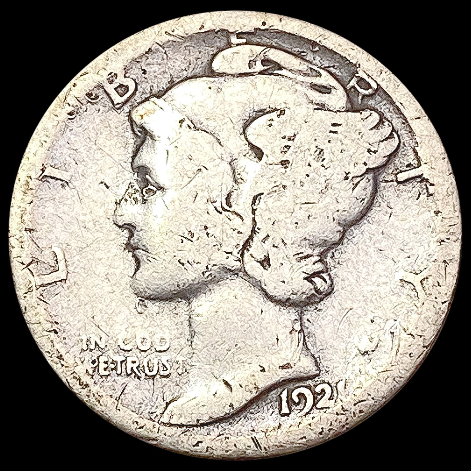 1921 D Mercury Dime NICELY CIRCULATED (1 of 2)