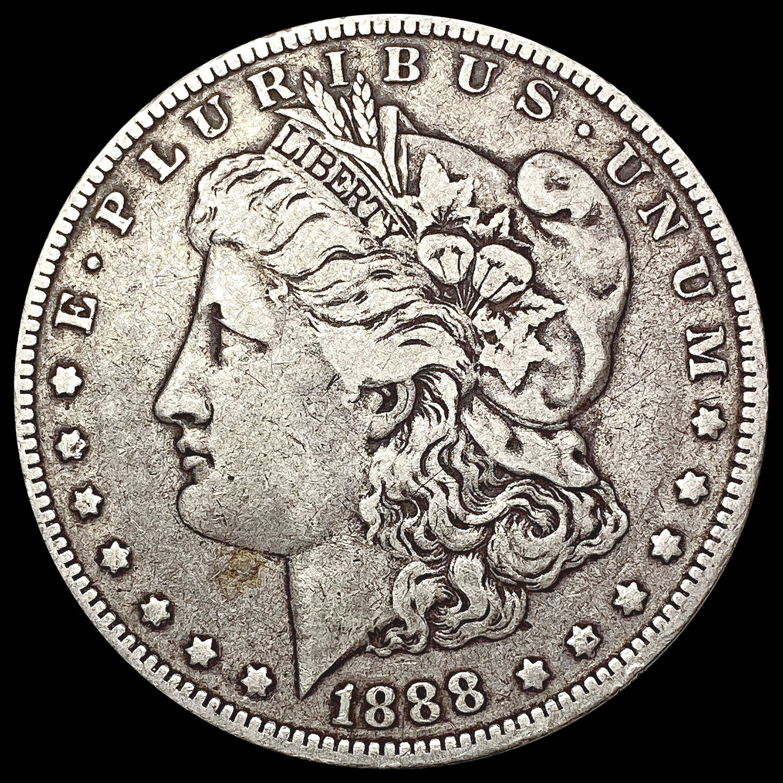 1888-O Morgan Silver Dollar NICELY CIRCULATED (1 of 2)