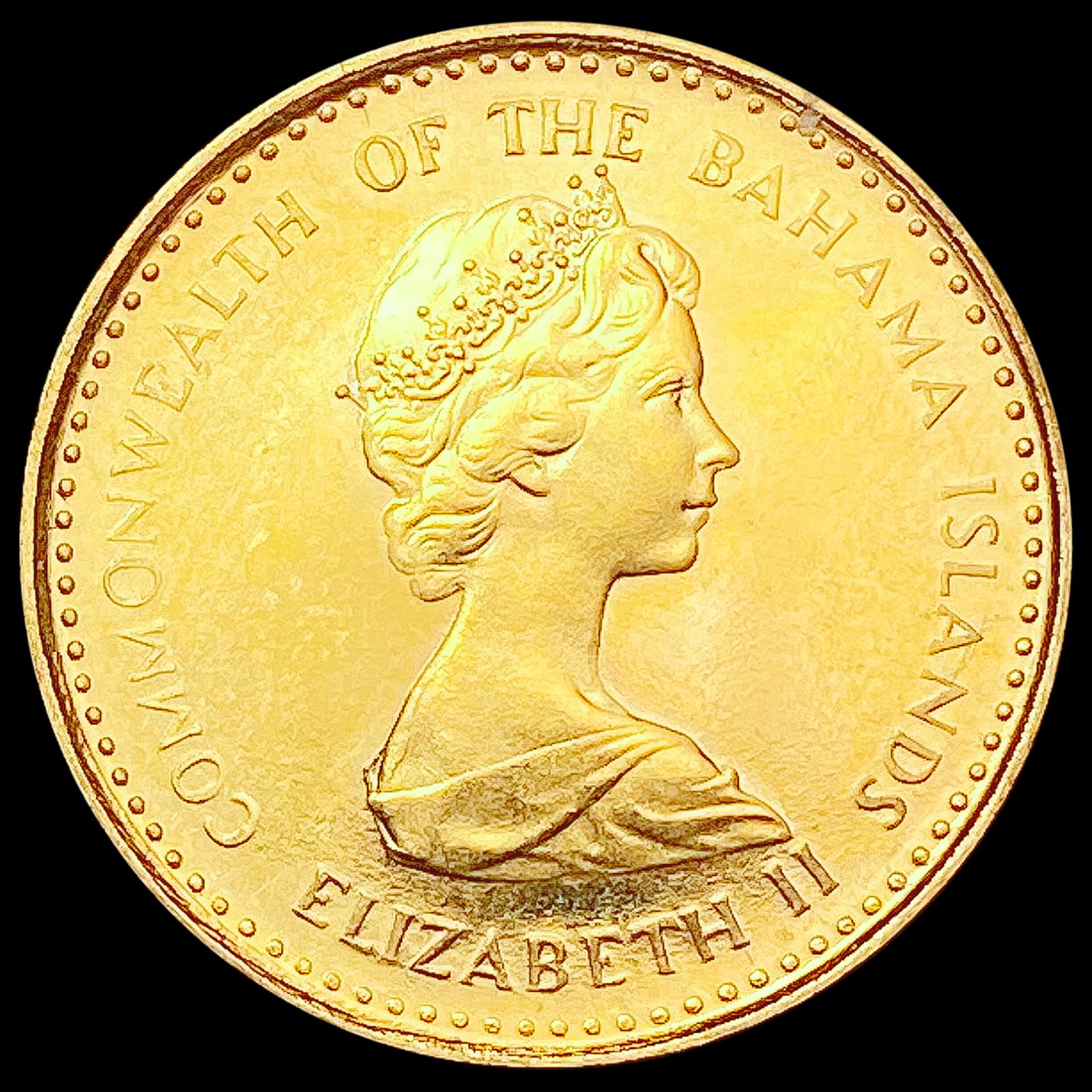 1971 Bahamas $10 Gold Coin 0.1178oz HIGH GRADE (1 of 2)