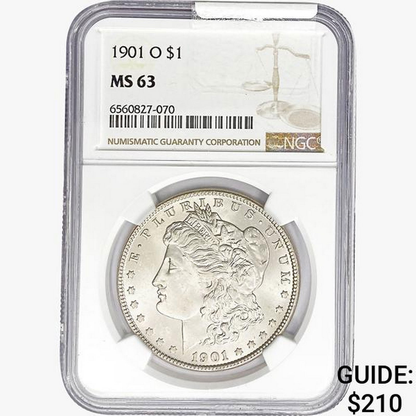 1901-O Morgan Silver Dollar NGC MS63 (1 of 2)