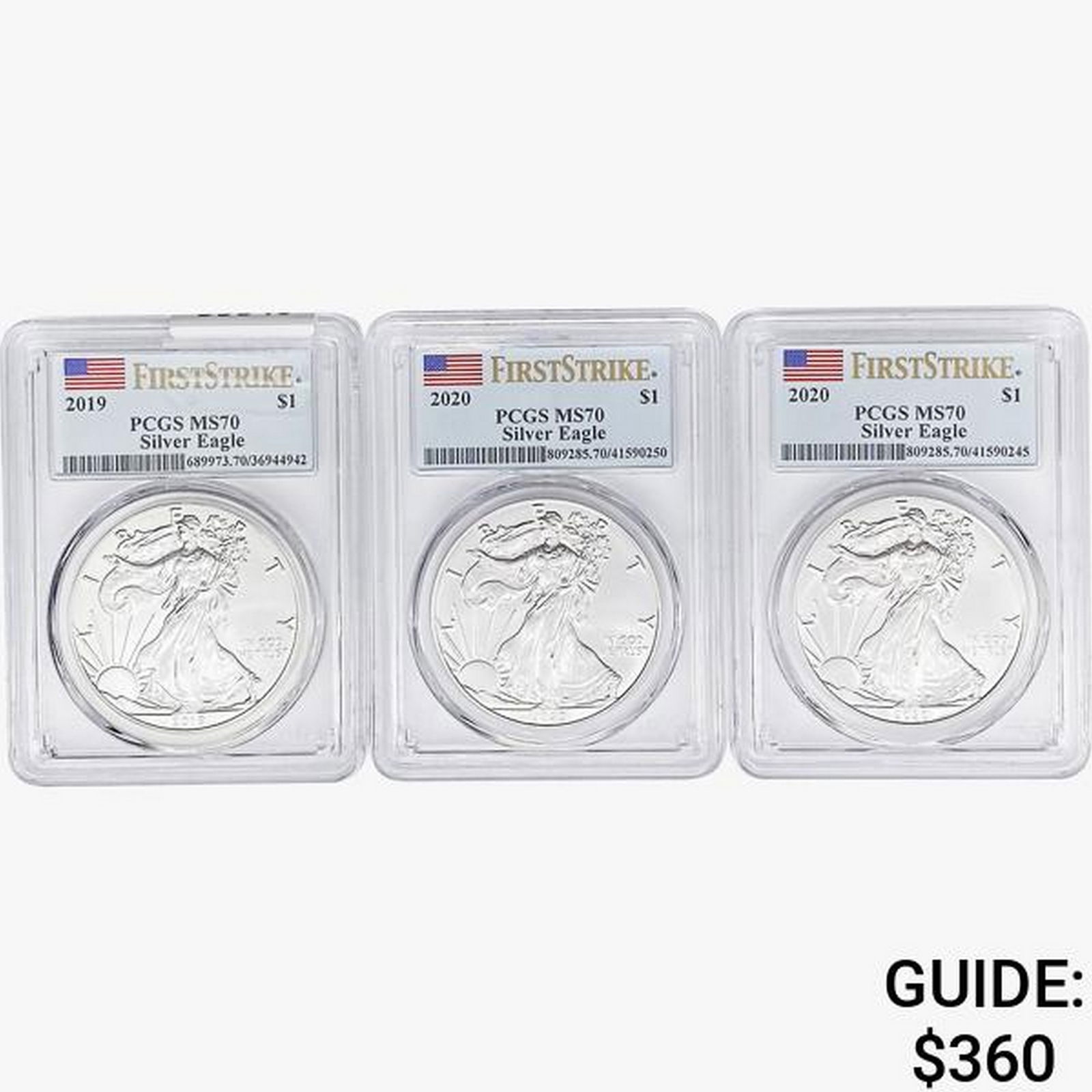 [3]2019-2020 Silver Eagle PCGS MS70 (1 of 2)