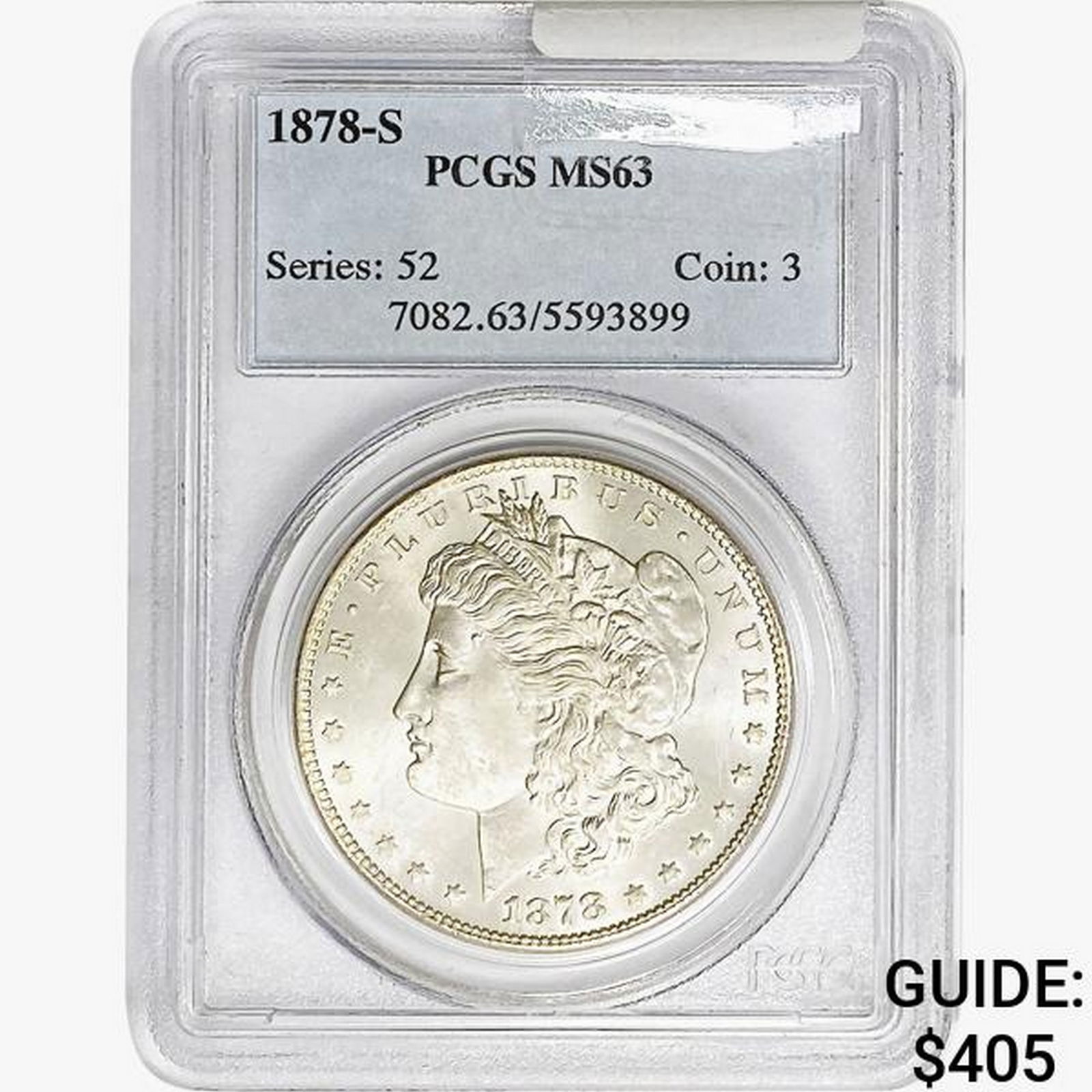 1878-S Morgan Silver Dollar PCGS MS63 (1 of 2)