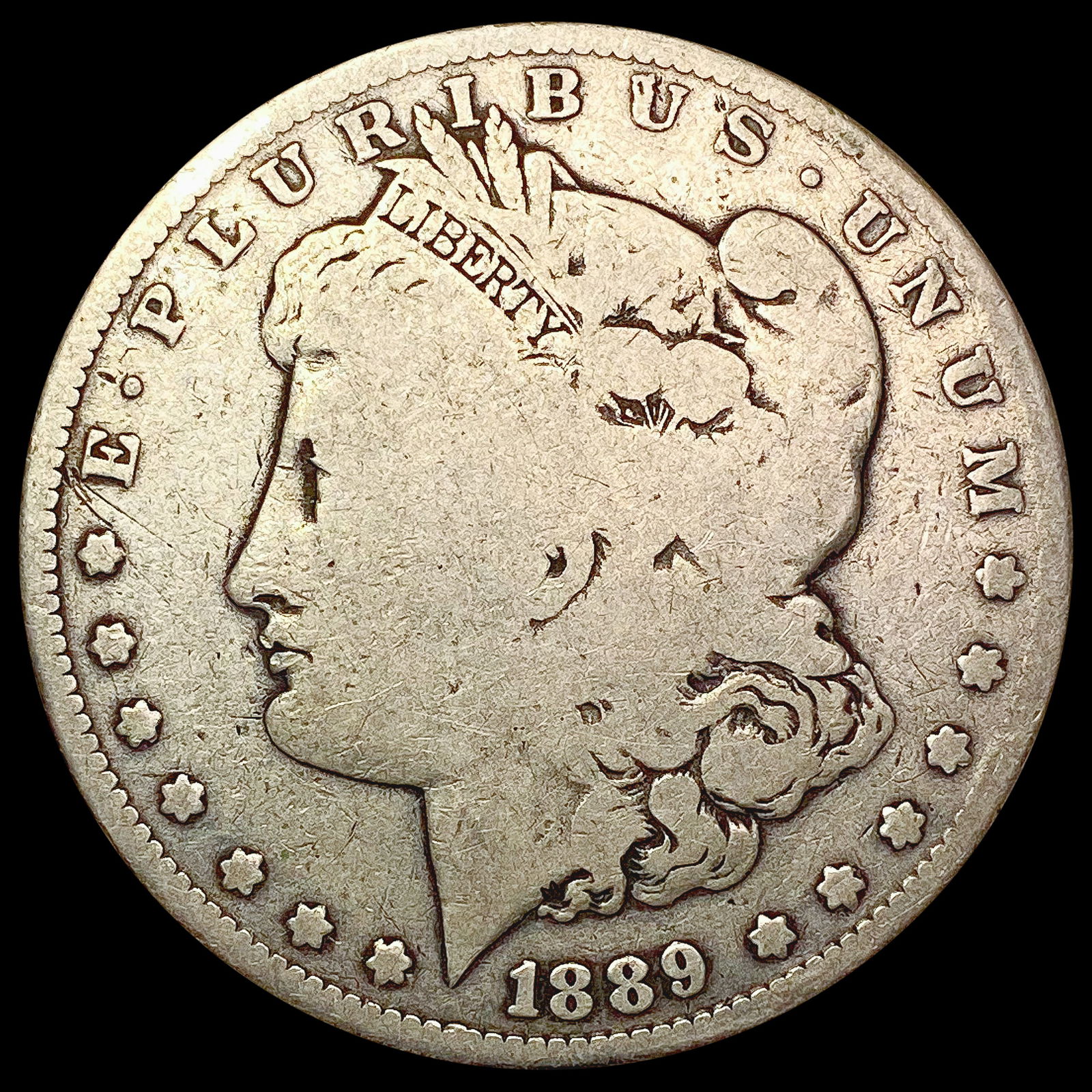 1889-CC Morgan Silver Dollar NICELY CIRCULATED (1 of 2)