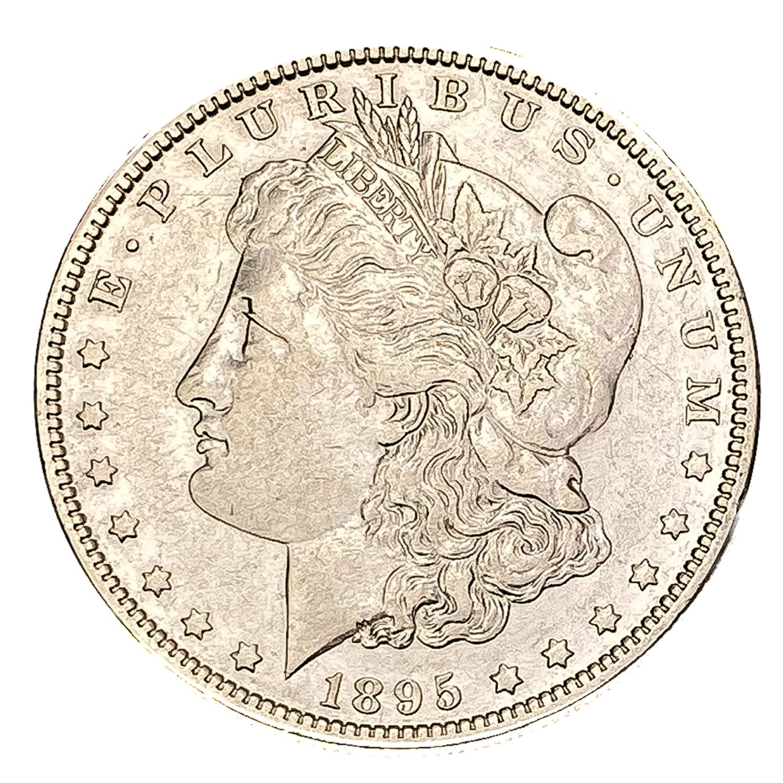 1895-O Morgan Silver Dollar  UNC (1 of 4)