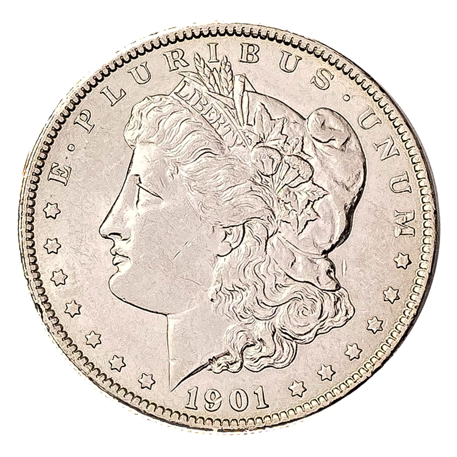 1901-P Morgan Silver Dollar  UNC (1 of 2)